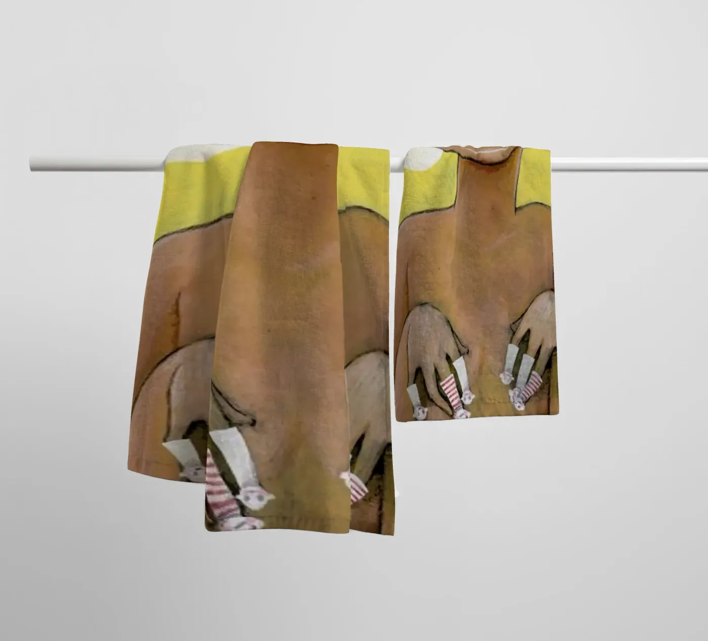 Dots towel by Lesja Chernish