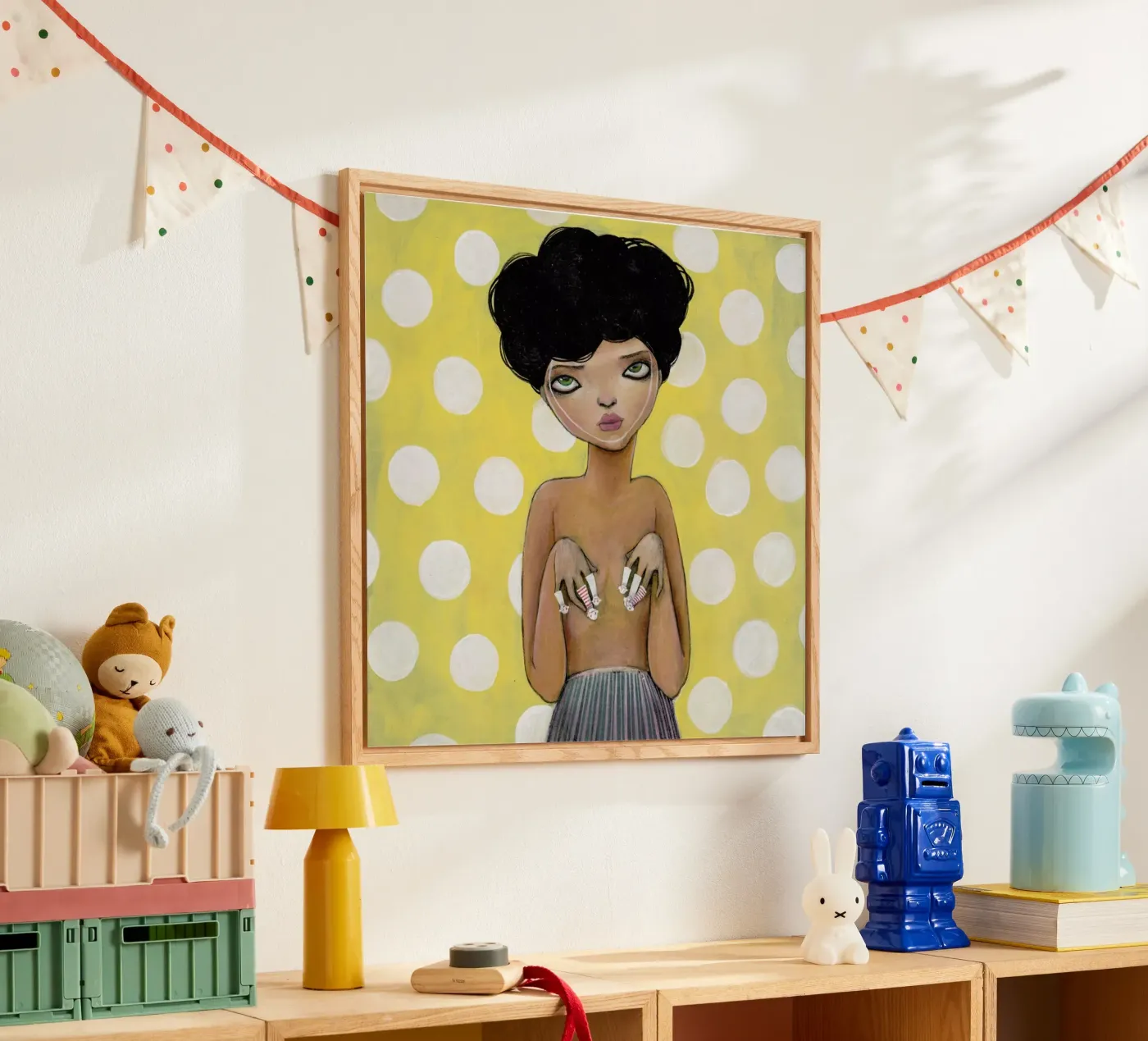 Dots Acryl-Glas von Lesja Chernish