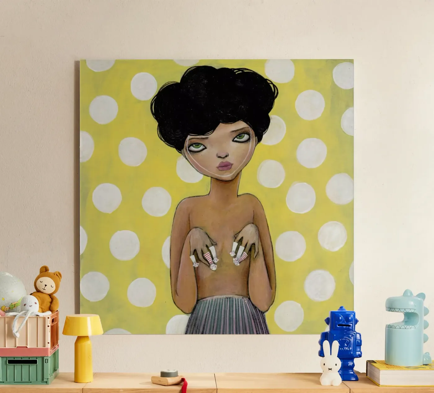 Dots Acryl-Glas von Lesja Chernish