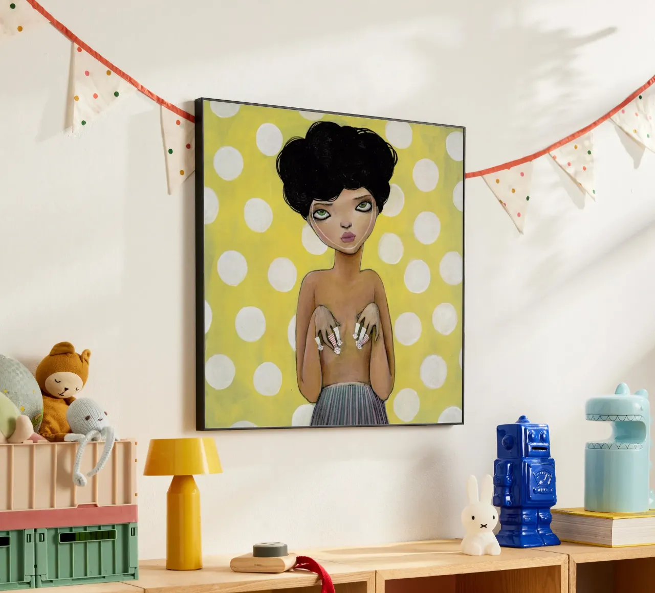 Dots forex plate by Lesja Chernish