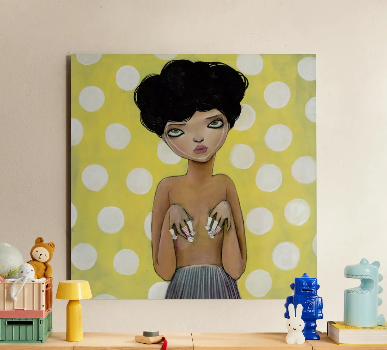 Dots forex plate by Lesja Chernish