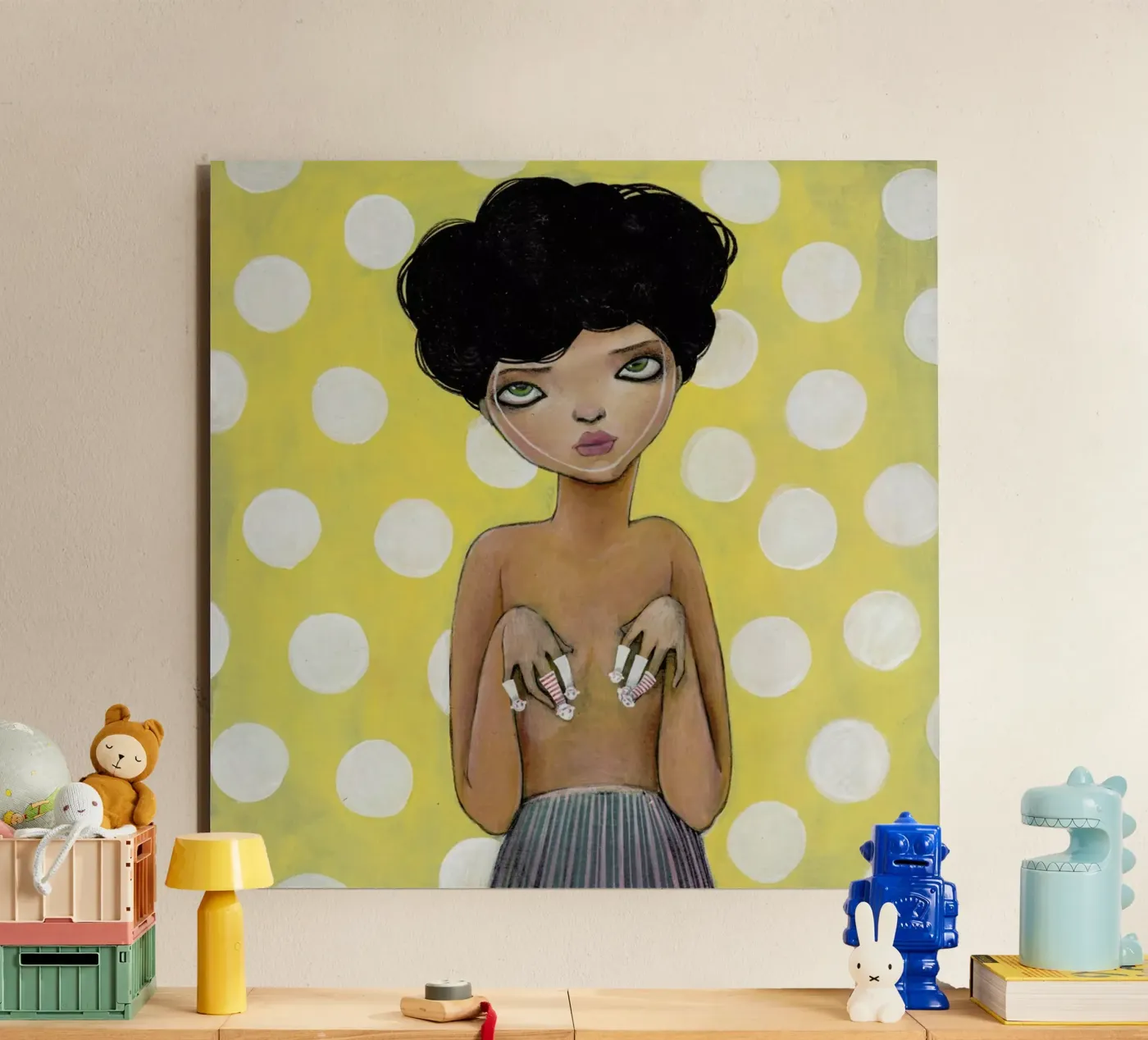 Dots forex plate by Lesja Chernish