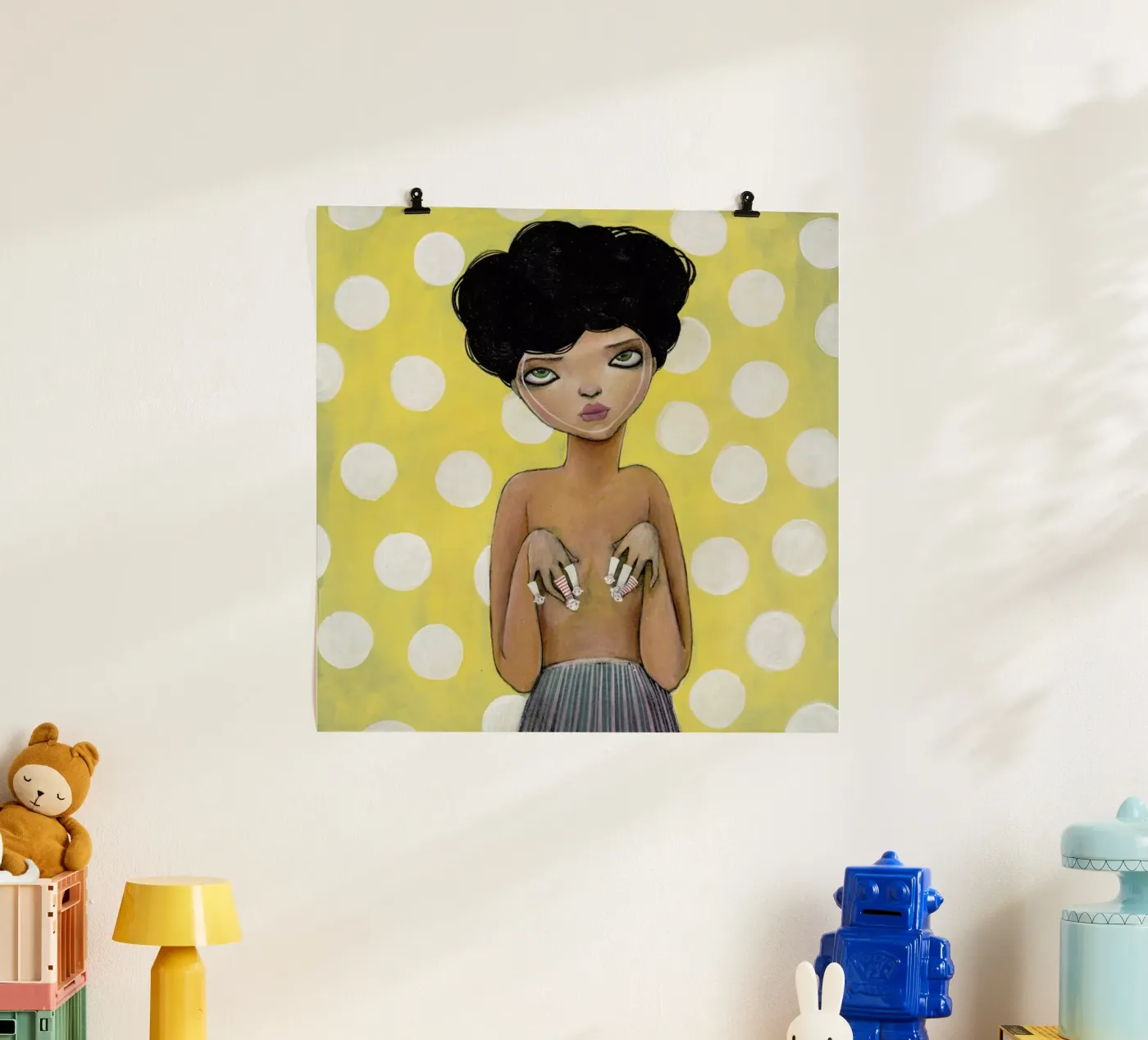 Dots poster van Lesja Chernish