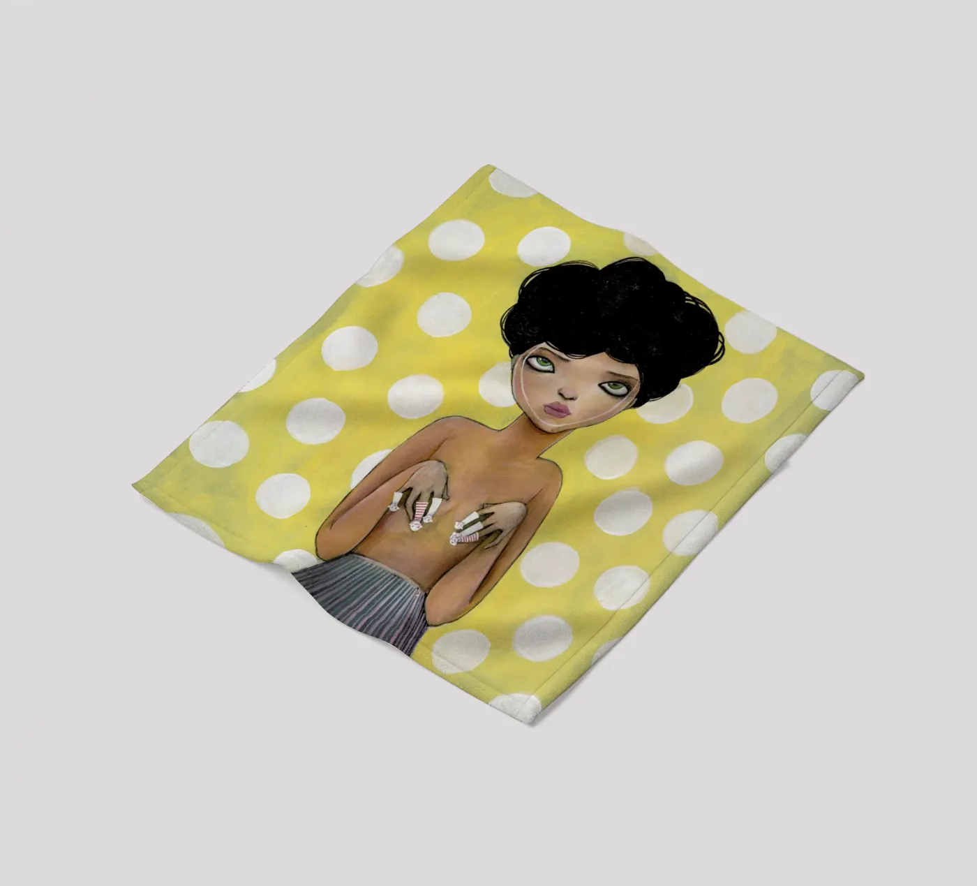 Dots plaid polaire de Lesja Chernish