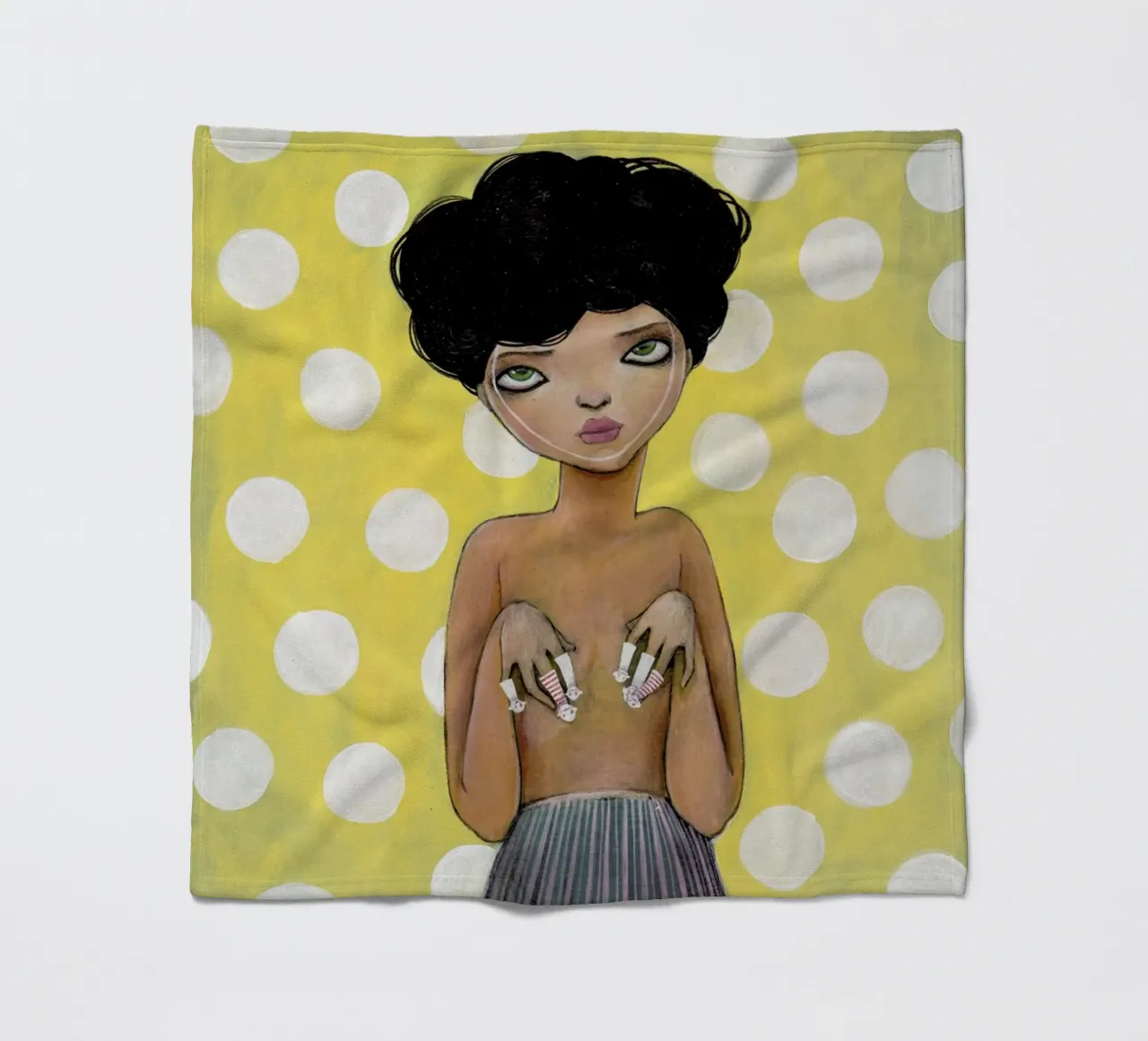 Dots Fleecedecke von Lesja Chernish