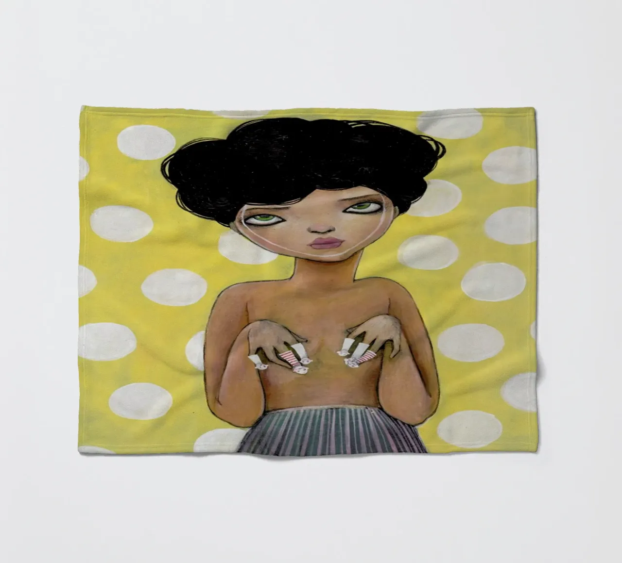 Dots Fleecedecke von Lesja Chernish