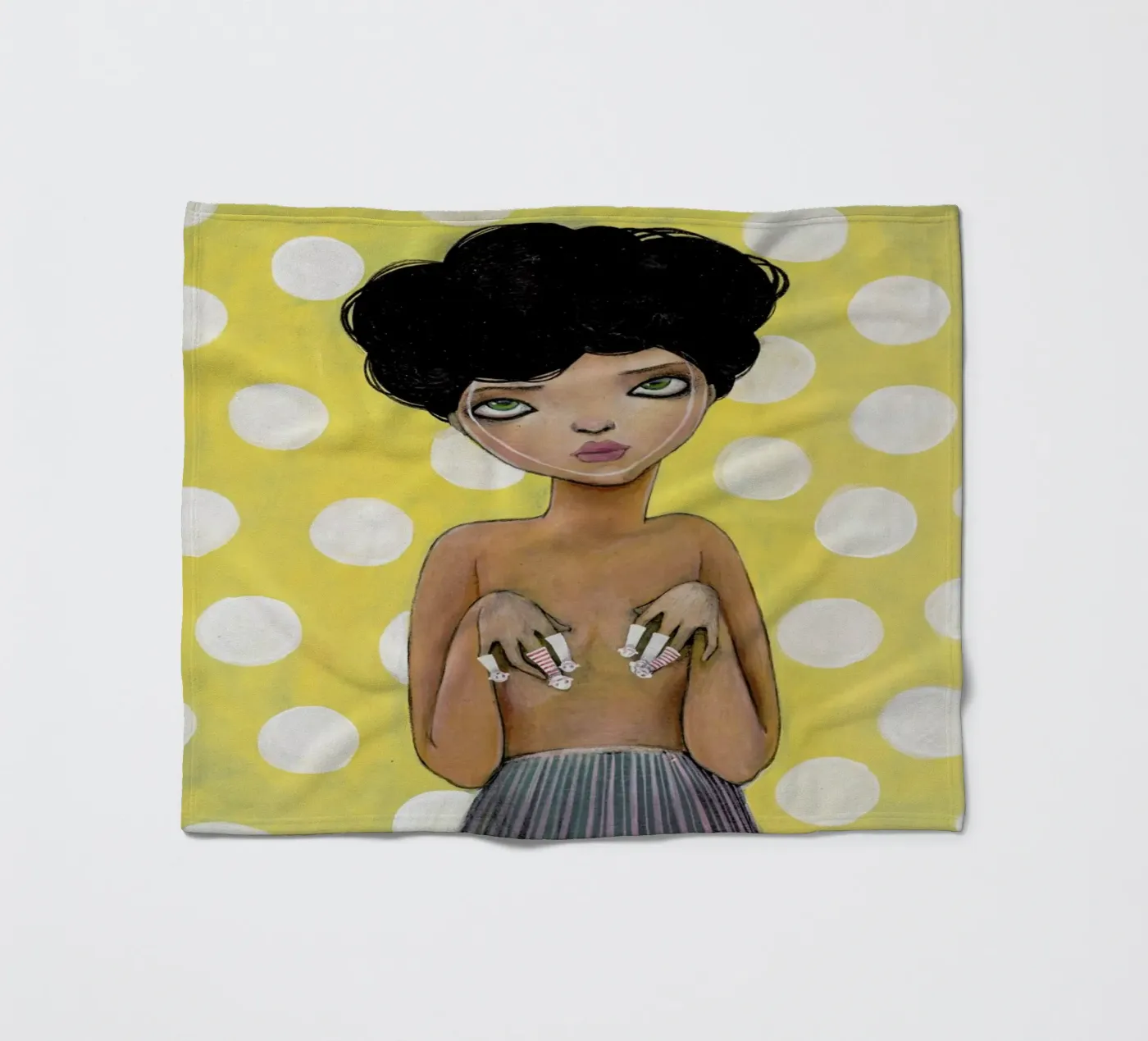 Dots plaid polaire de Lesja Chernish