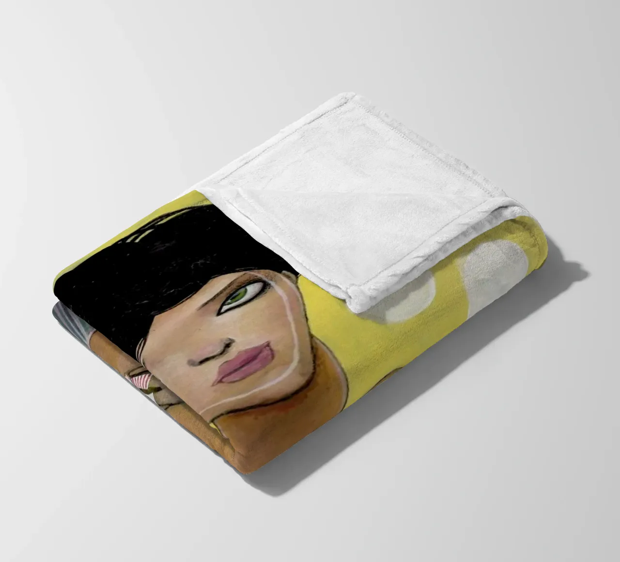 Dots Fleecedecke von Lesja Chernish