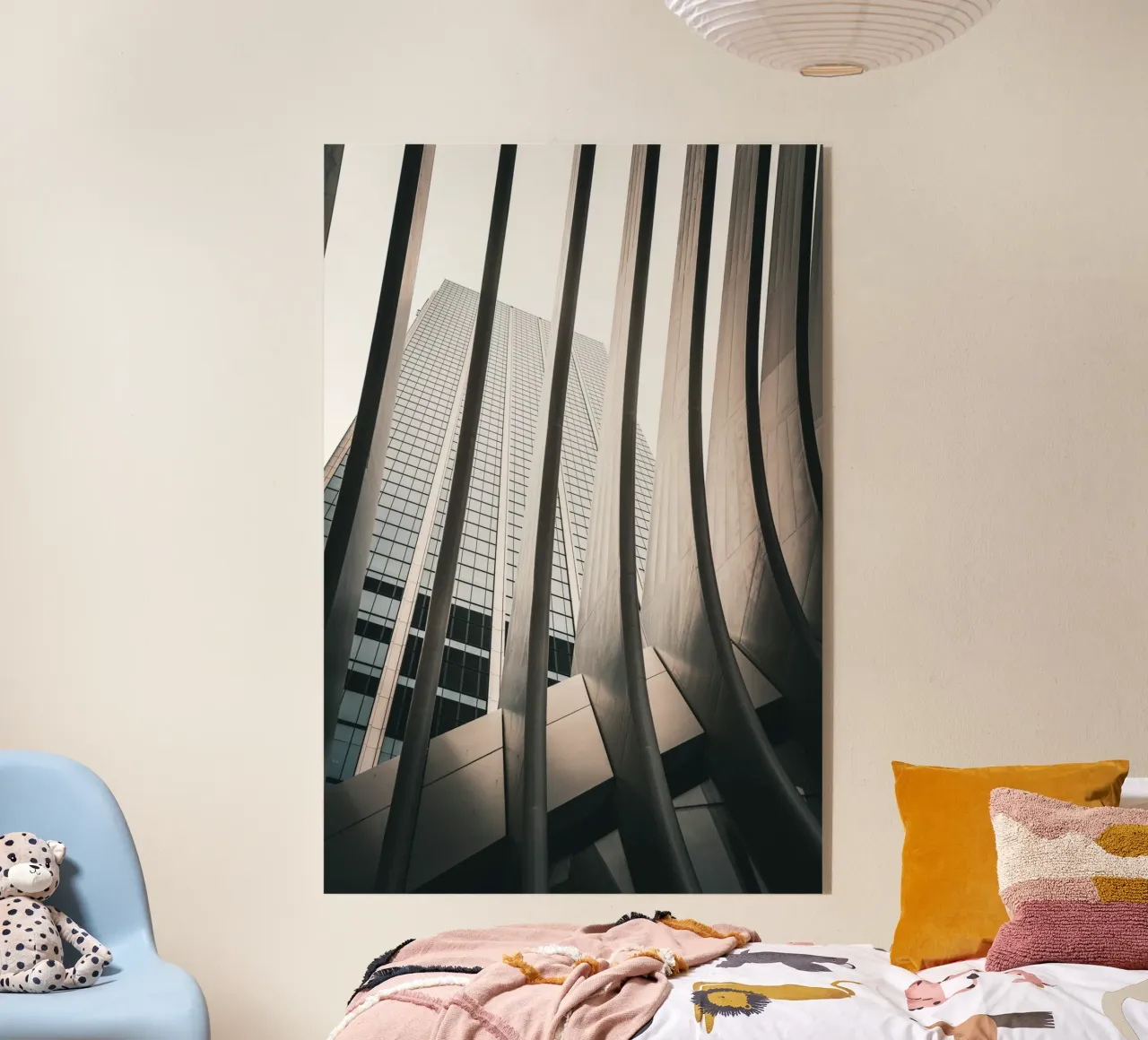 New York Oculus acrylic glass by Flo Klein