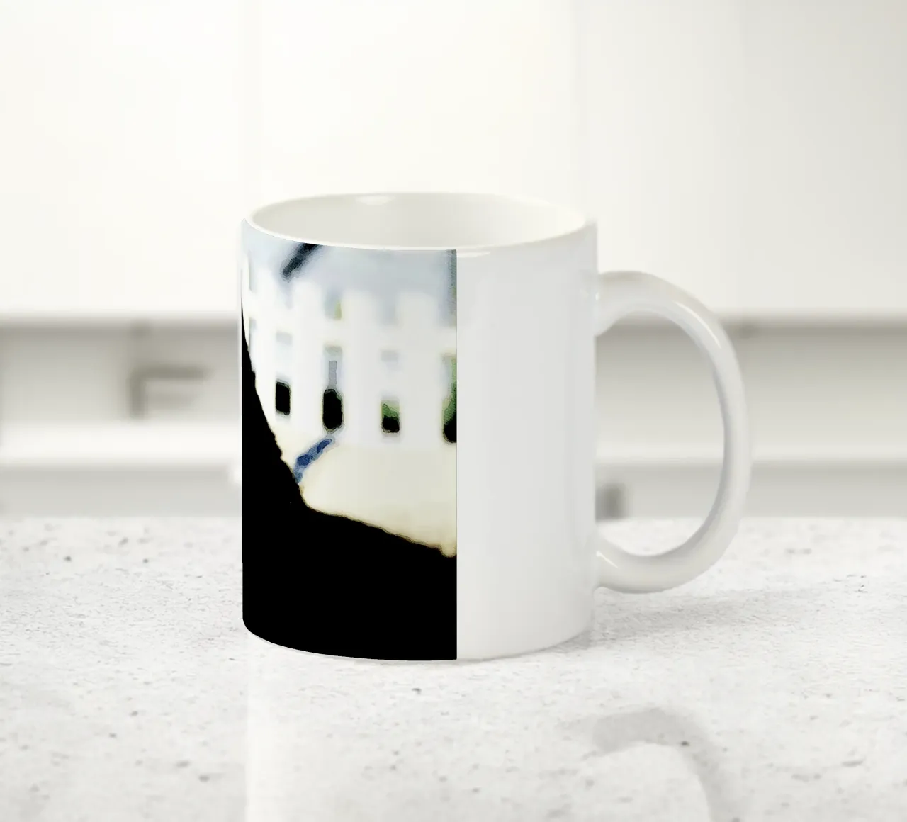 Gatto nero tazza in ceramica da Massimo Frascogna