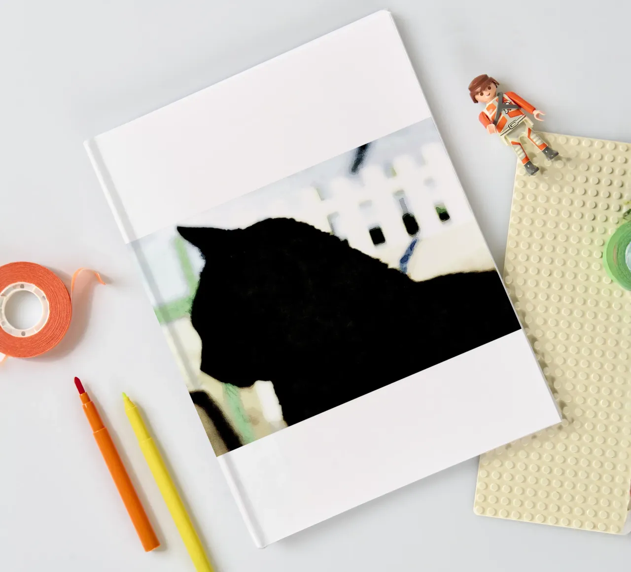 Black cat notebook by Massimo Frascogna