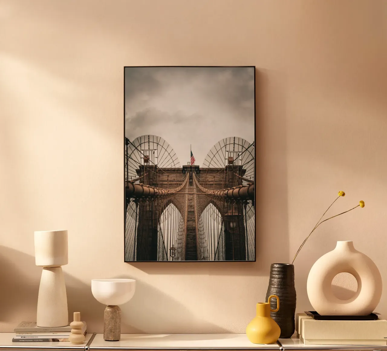 Brooklyn Bridge plexiglass da Flo Klein