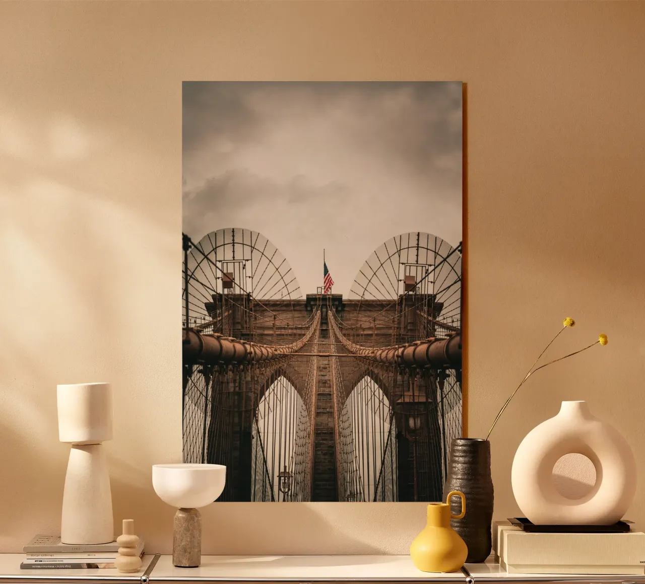 Brooklyn Bridge plexiglass da Flo Klein