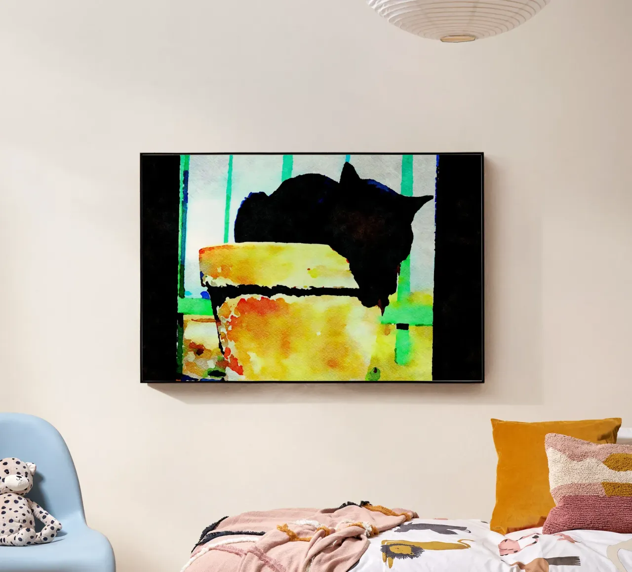 Black cat plexiglass da Massimo Frascogna