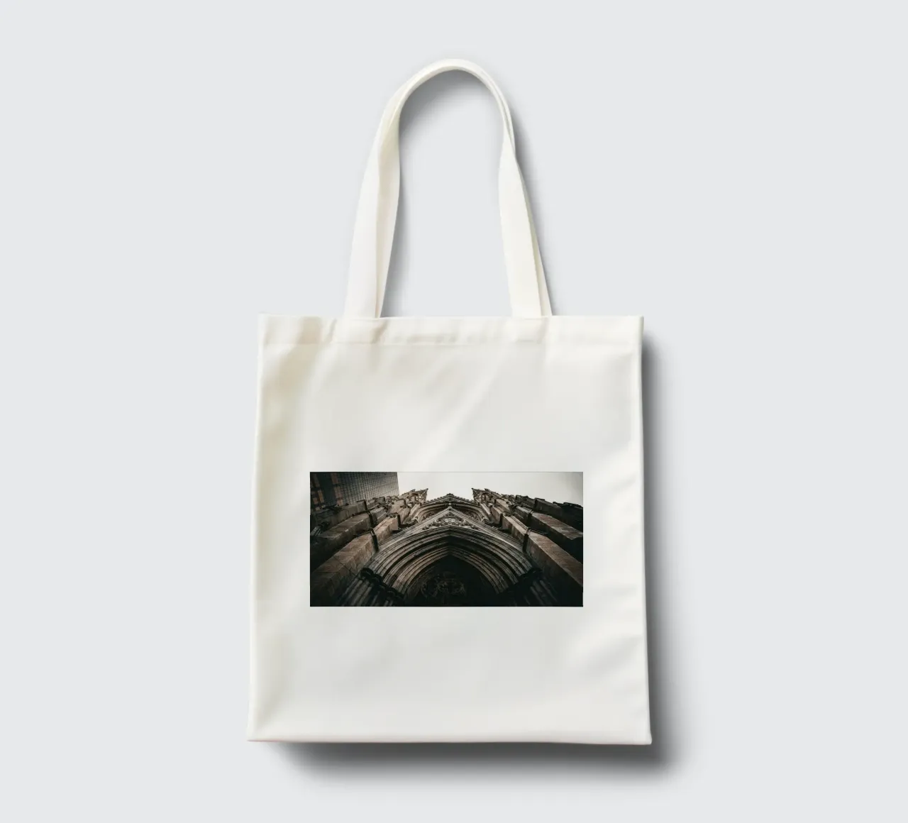 Kirche tote bag by Flo Klein