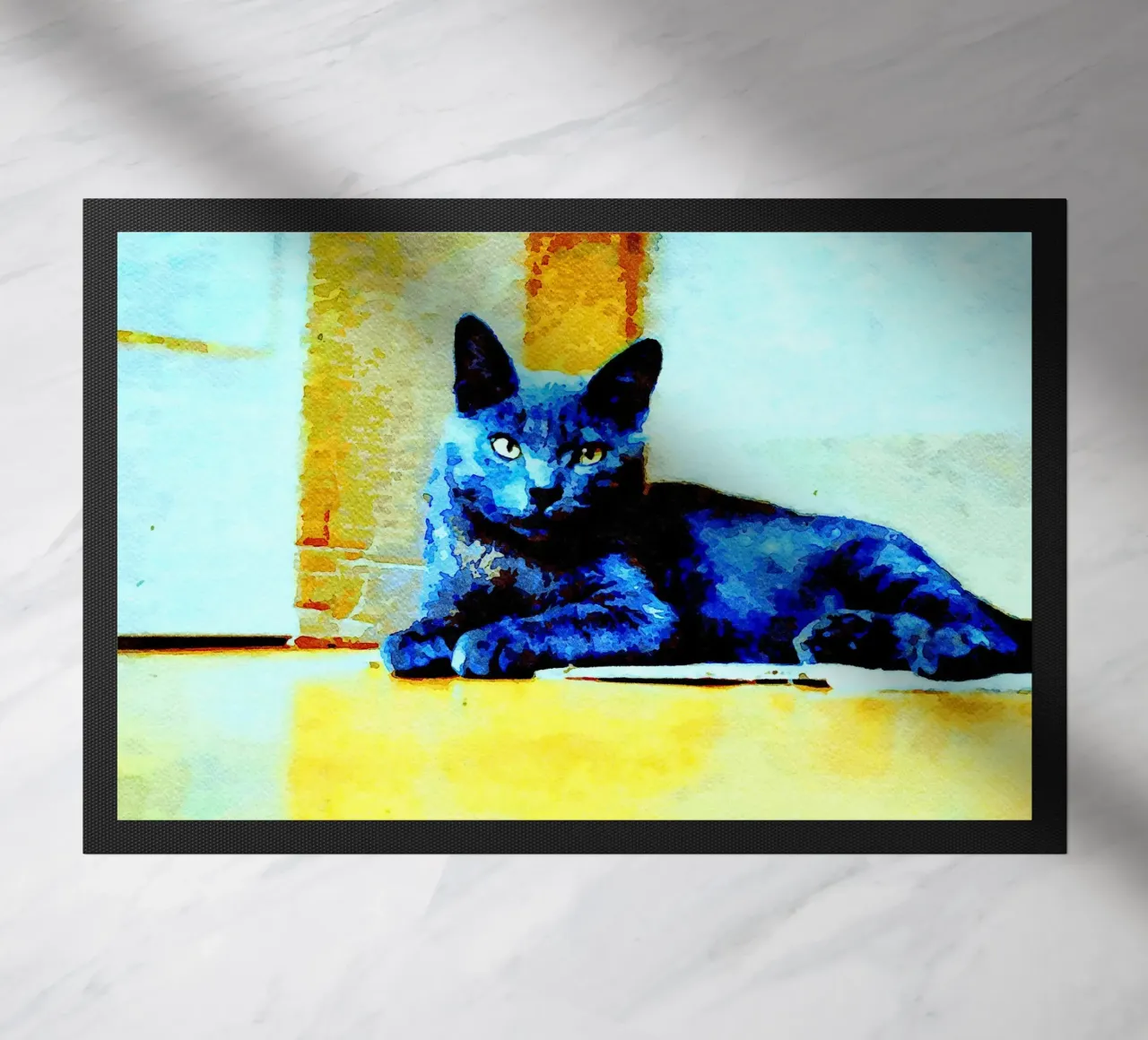 Gatto grigio zerbino da Massimo Frascogna