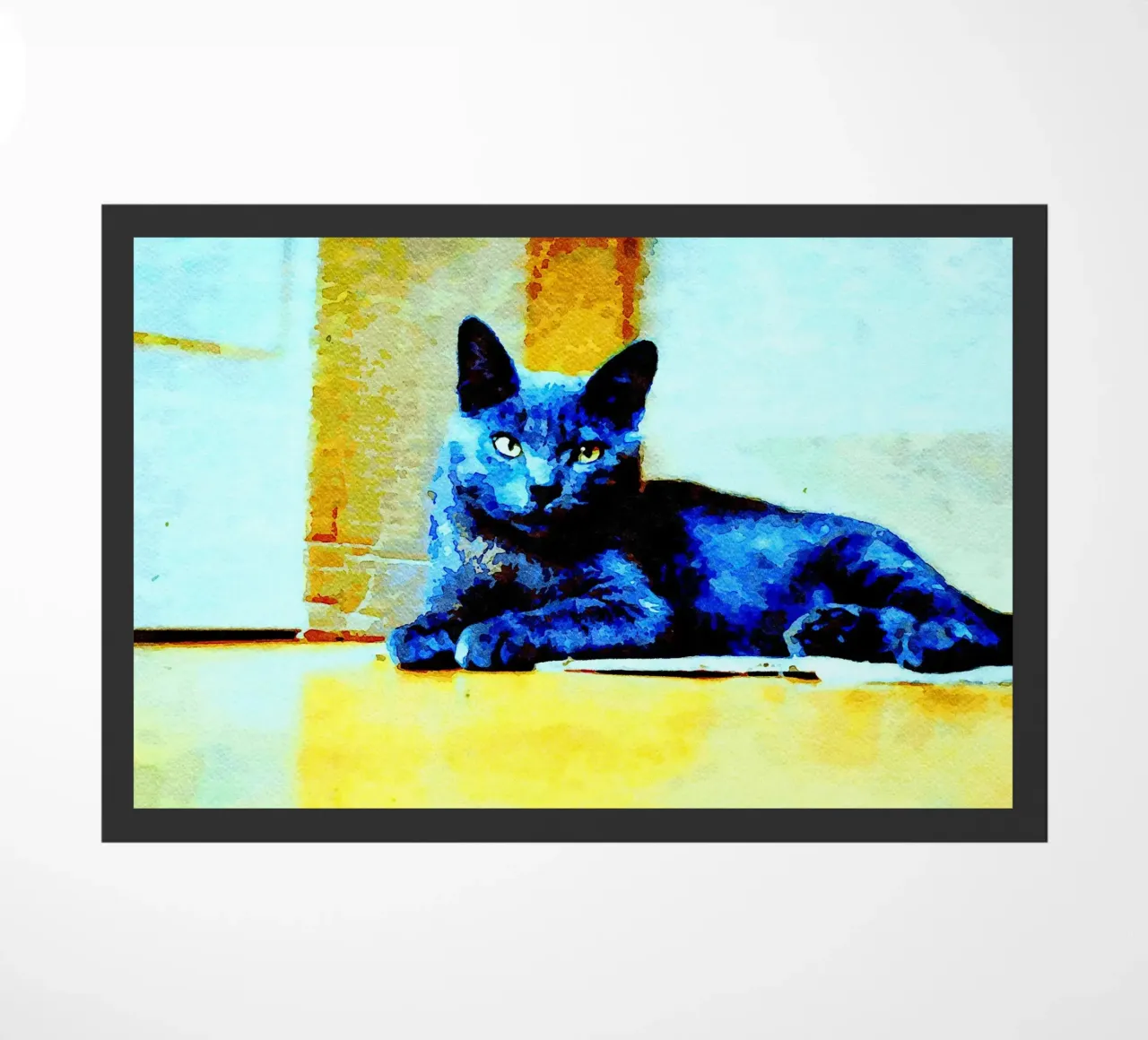 Gatto grigio zerbino da Massimo Frascogna