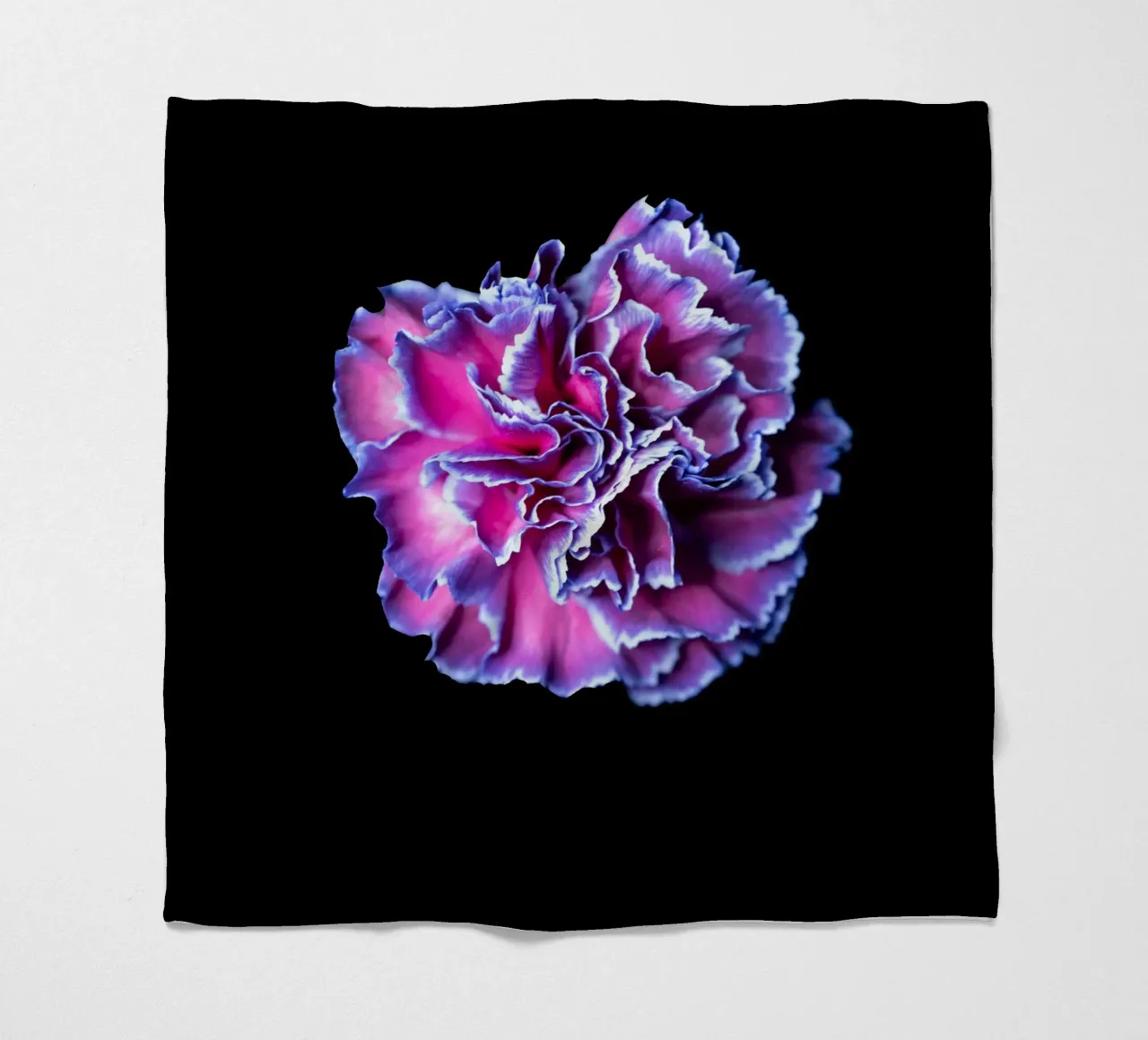 Makro Flower fleece blanket by Flo Klein