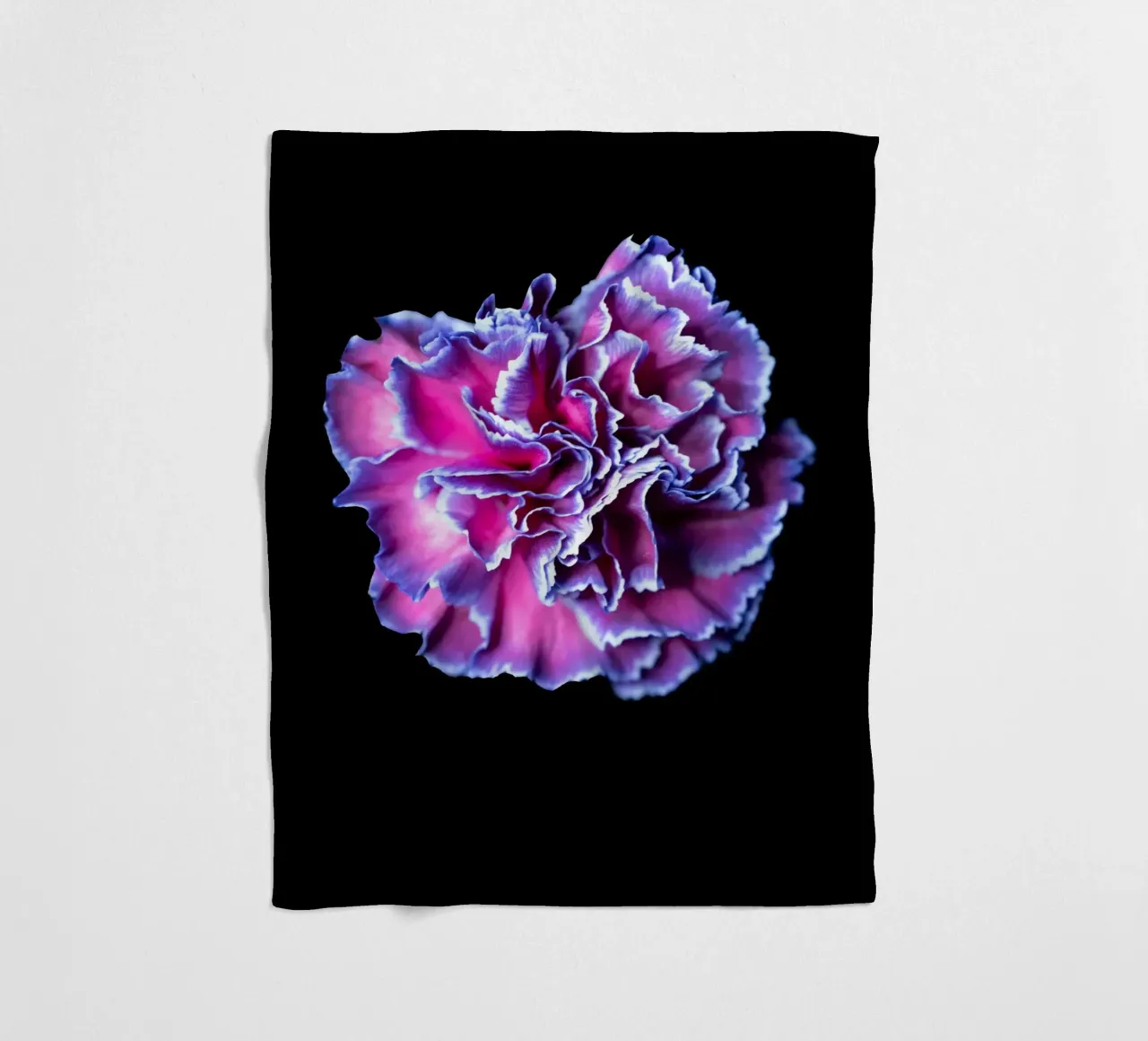 Makro Flower fleece blanket by Flo Klein