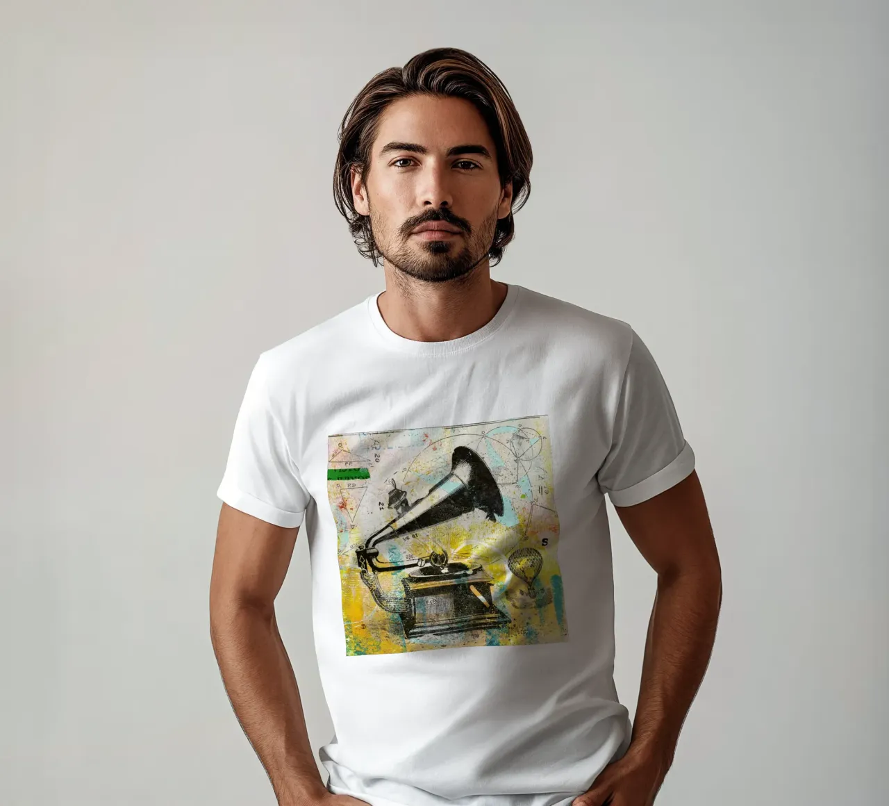 Gramophone t-shirt by Tameo