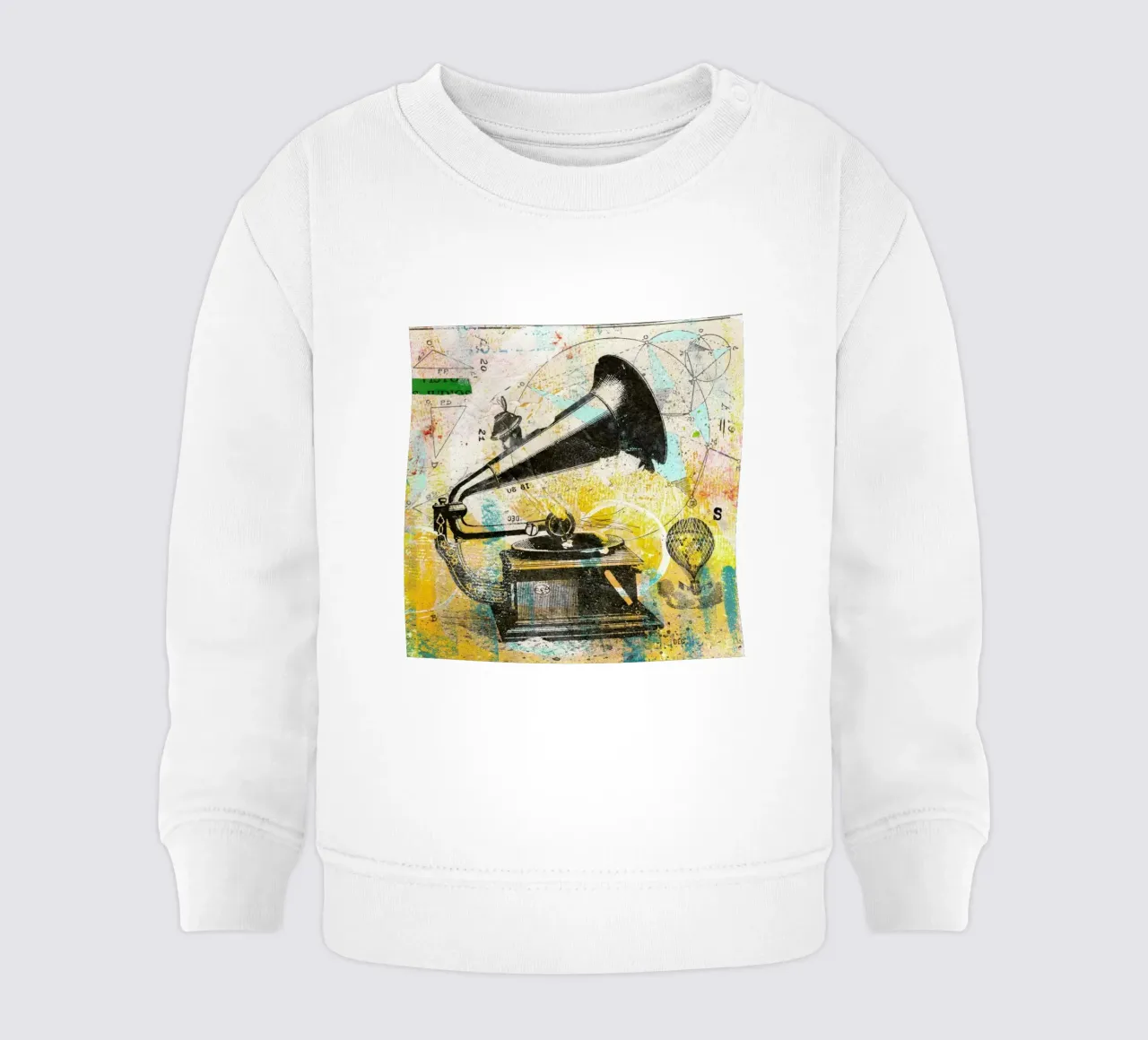 Gramophone felpa neonato da Tameo
