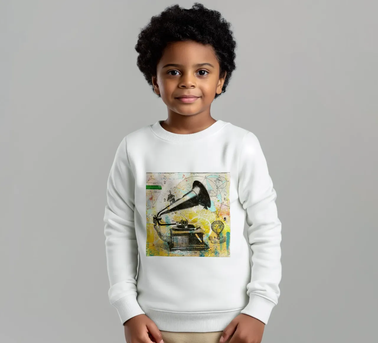 Gramophone felpa bambino da Tameo