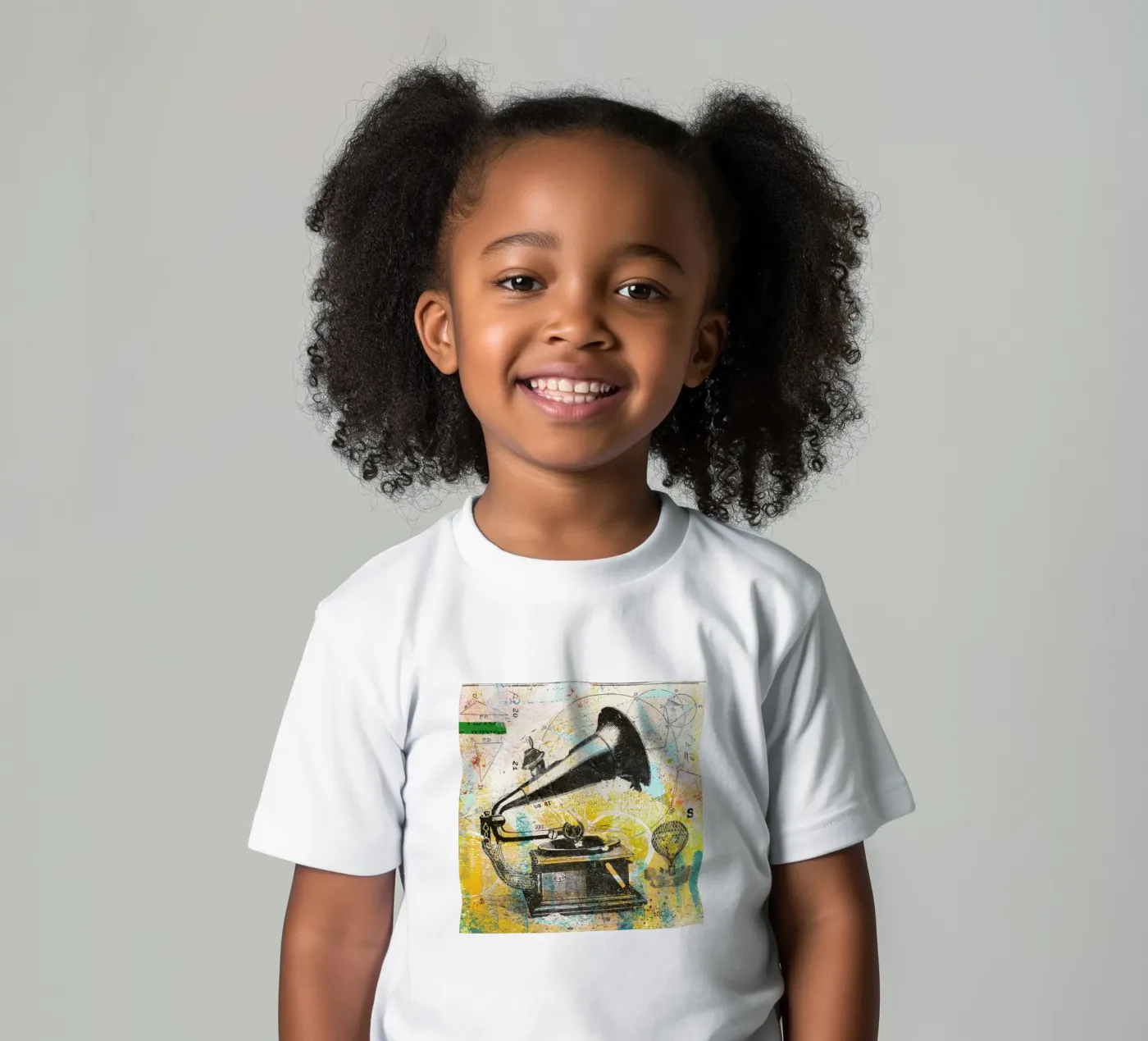 Gramophone t-shirt bambini da Tameo