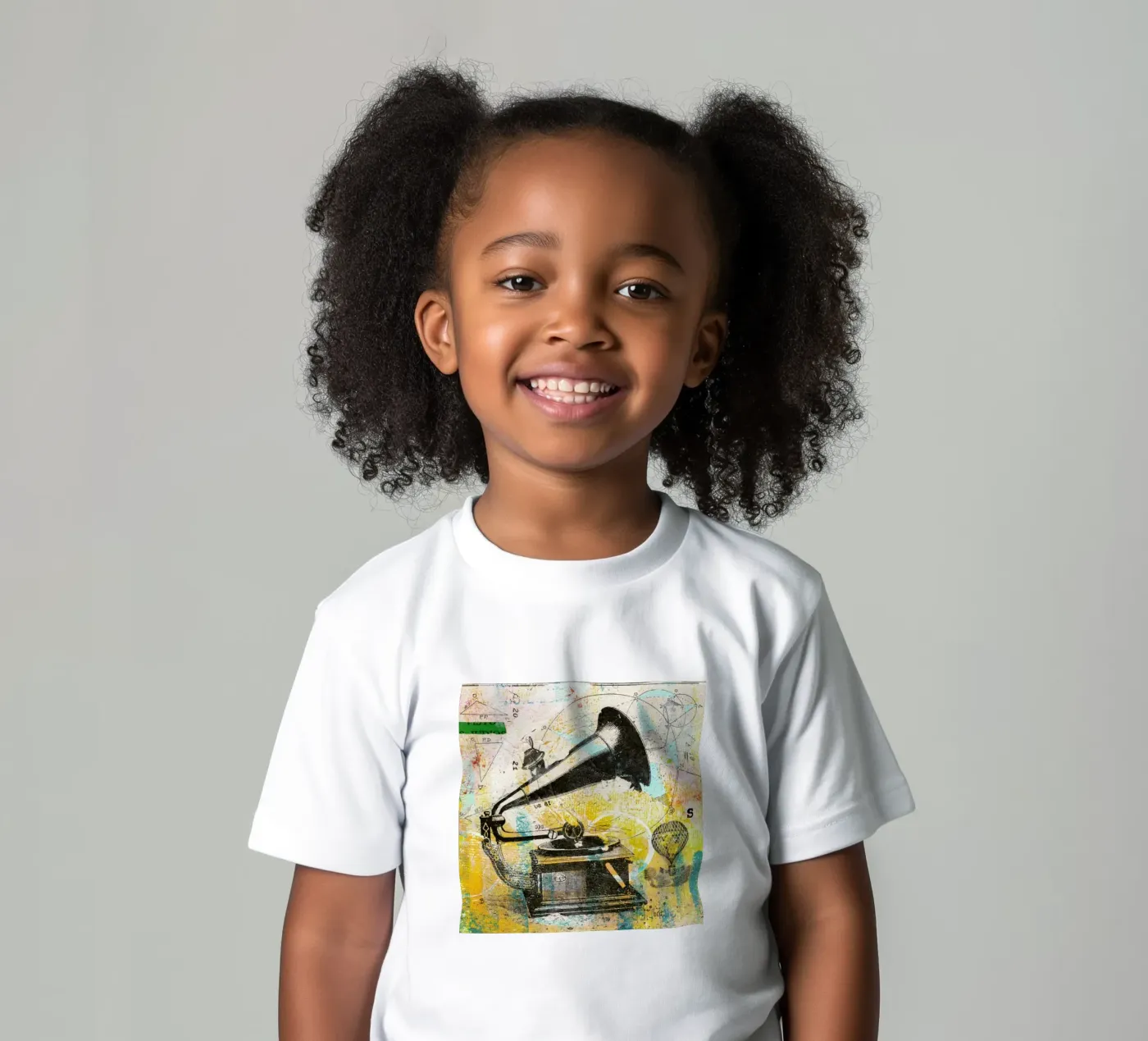 Gramophone t-shirt bambini da Tameo