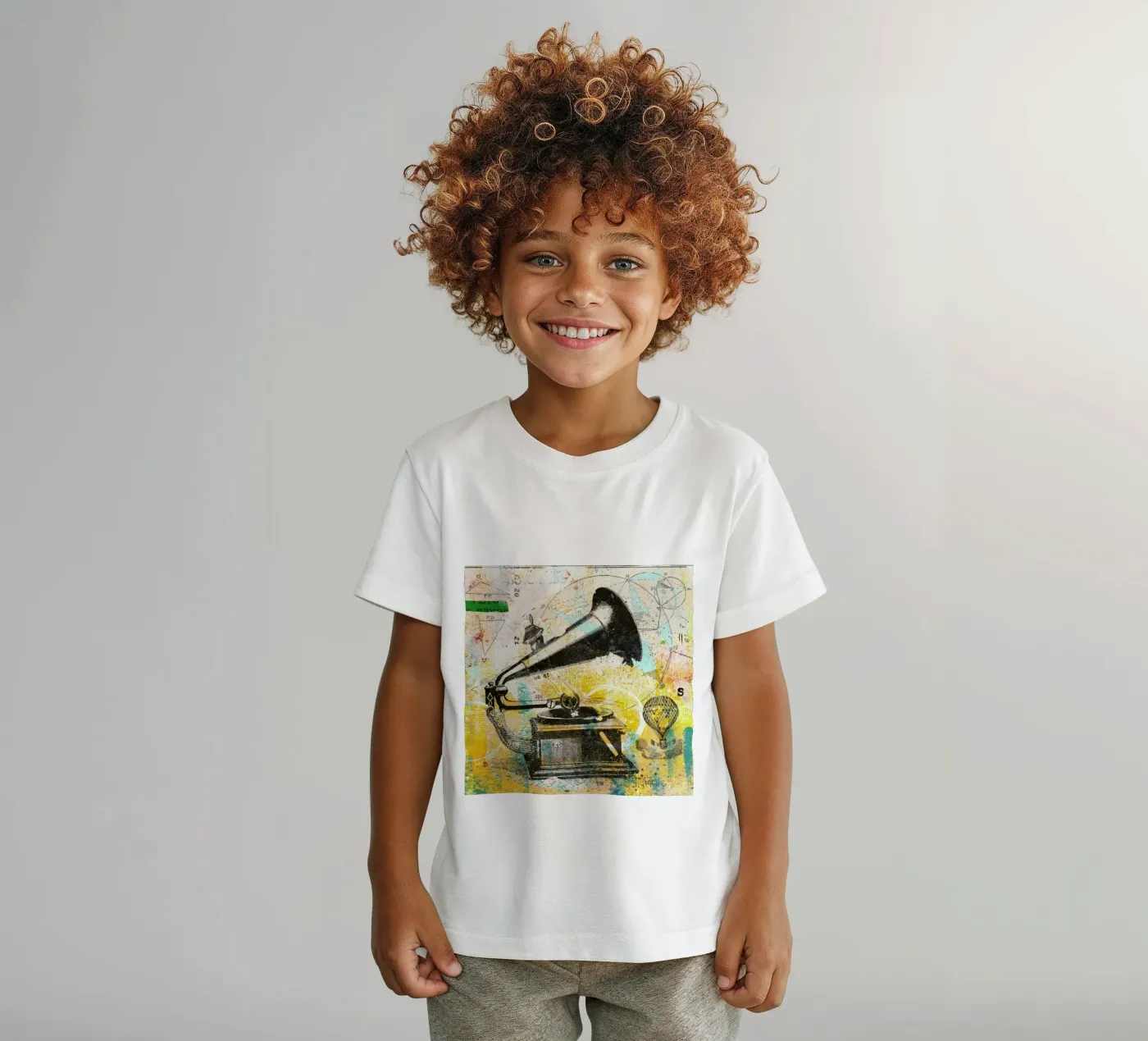 Gramophone t-shirt bambini da Tameo
