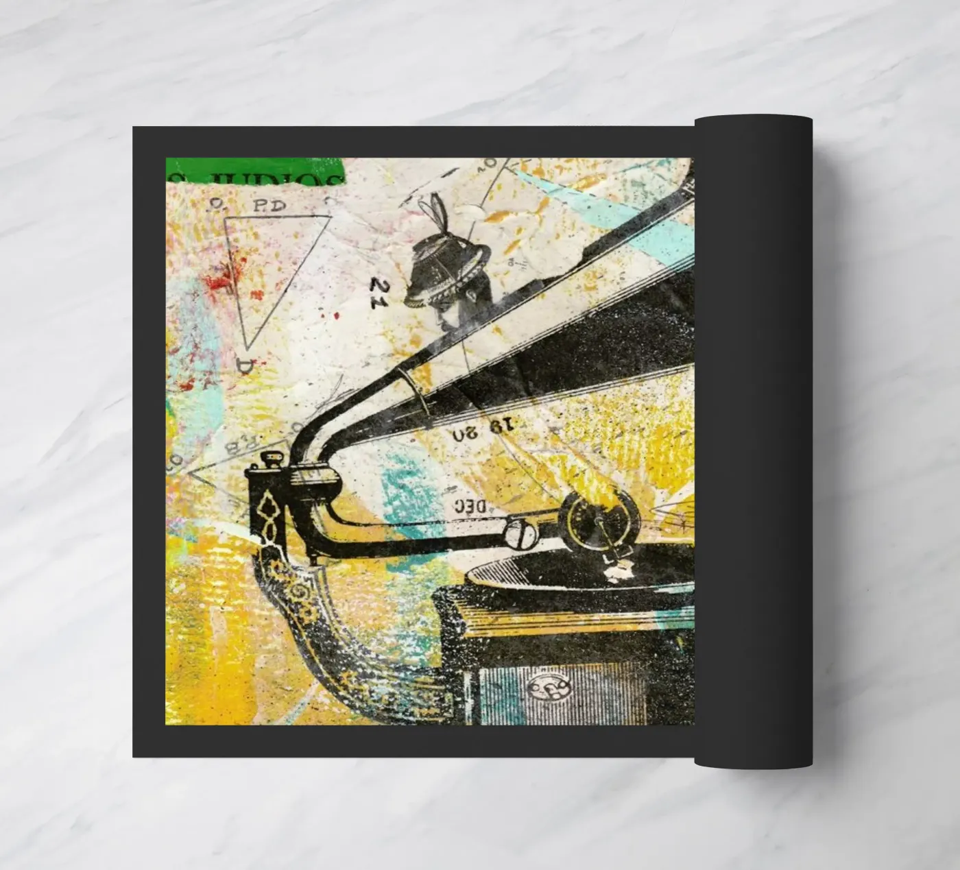 Gramophone doormat by Tameo