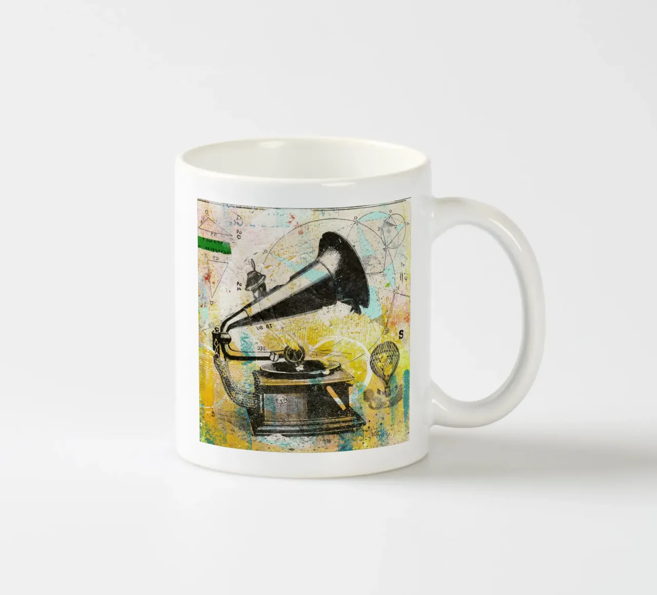 Gramophone tazza in ceramica da Tameo