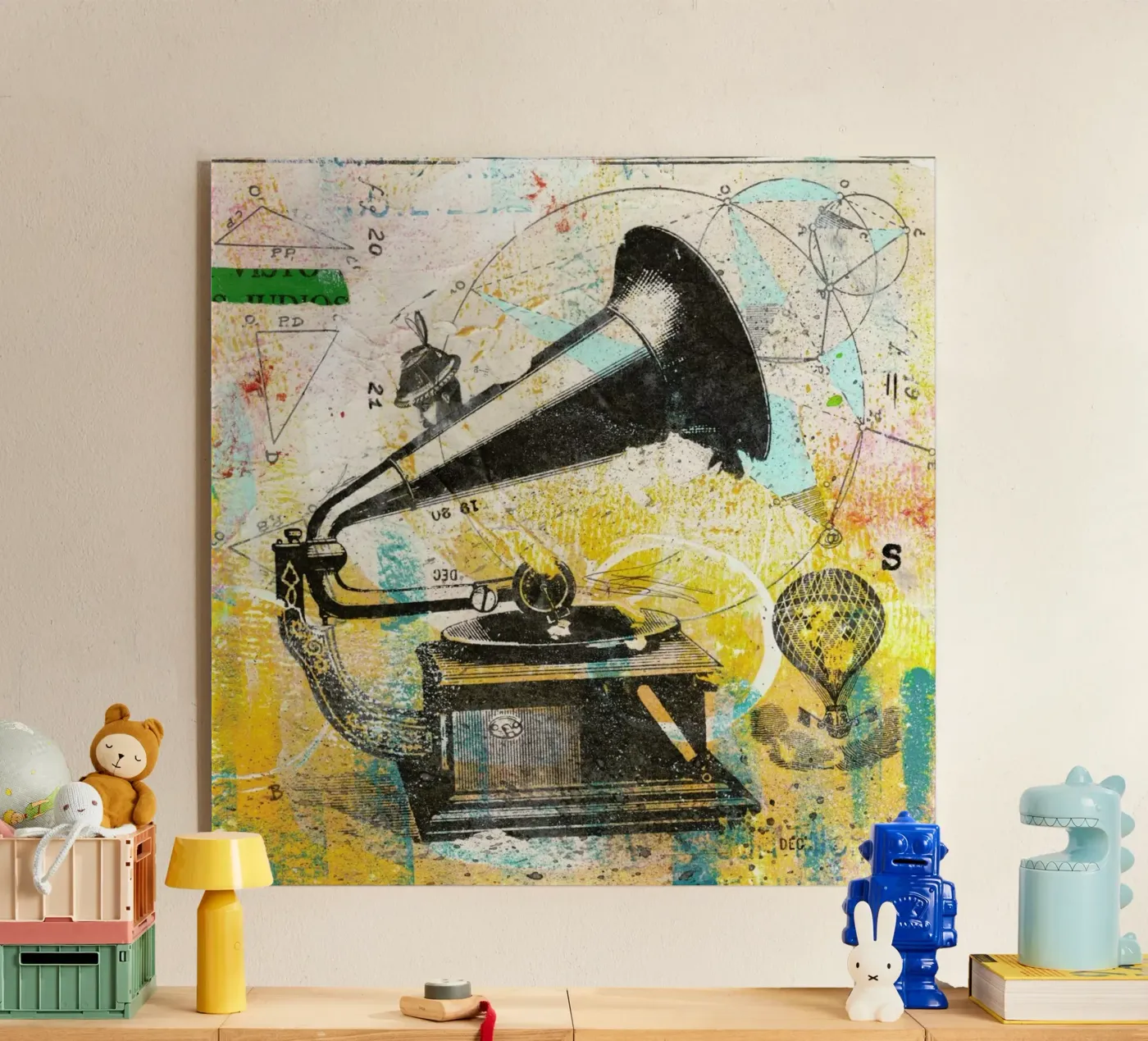 Gramophone plexiglas de Tameo