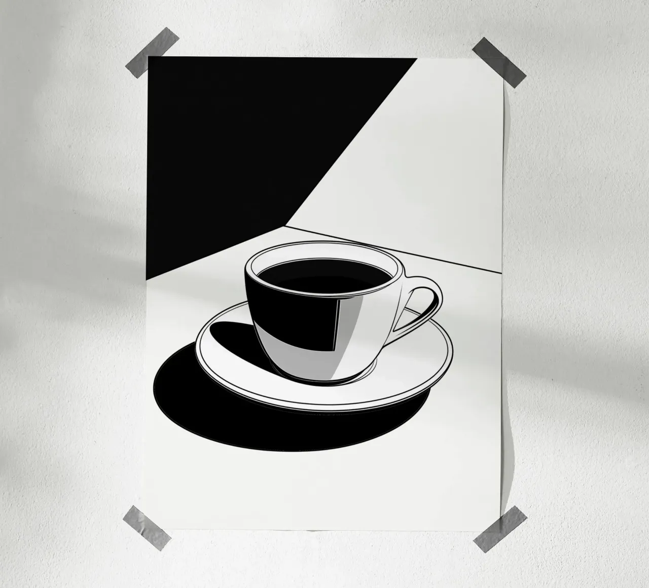 caffè minimalista poster da Spice & Style