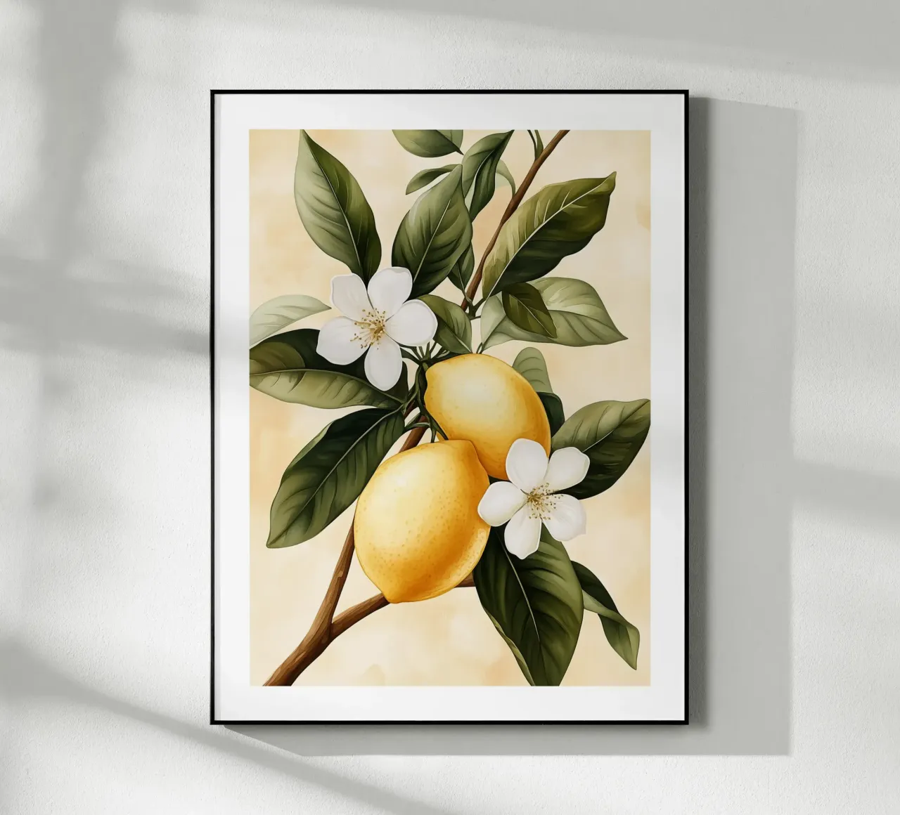 Limoni e fiori plexiglass da Spice & Style