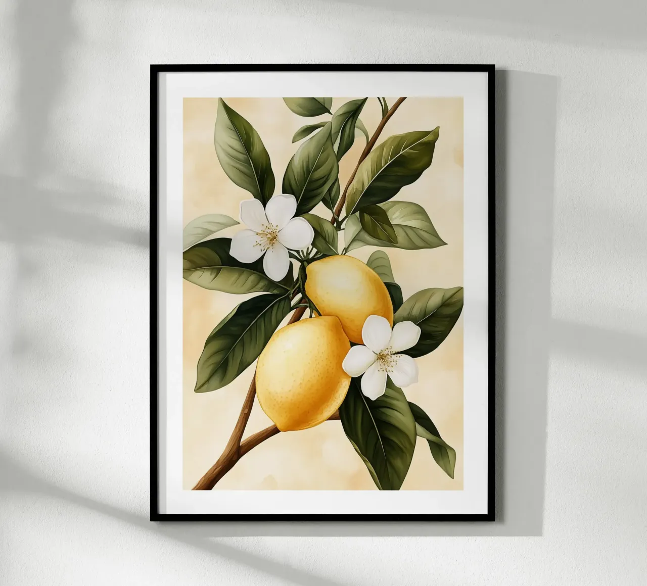 Limoni e fiori carta hahnemühle da Spice & Style