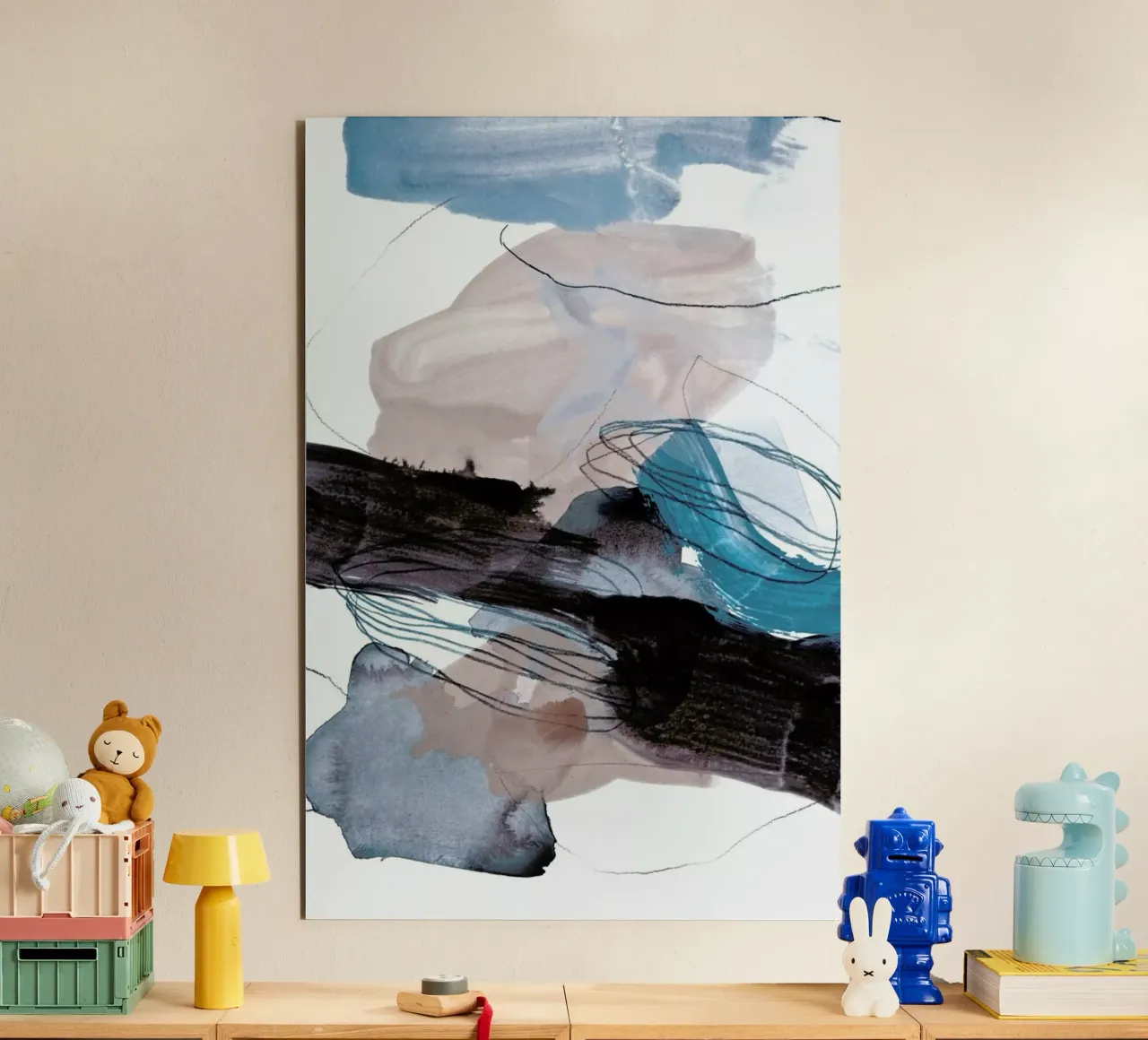Abstract Painting VIII alluminio dibond da IRIS LEHNHARDT FINE ART