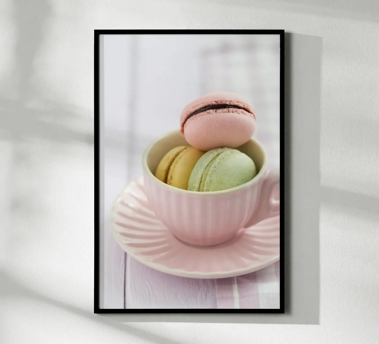 Macarons in tazza carta hahnemühle da foodphotolove