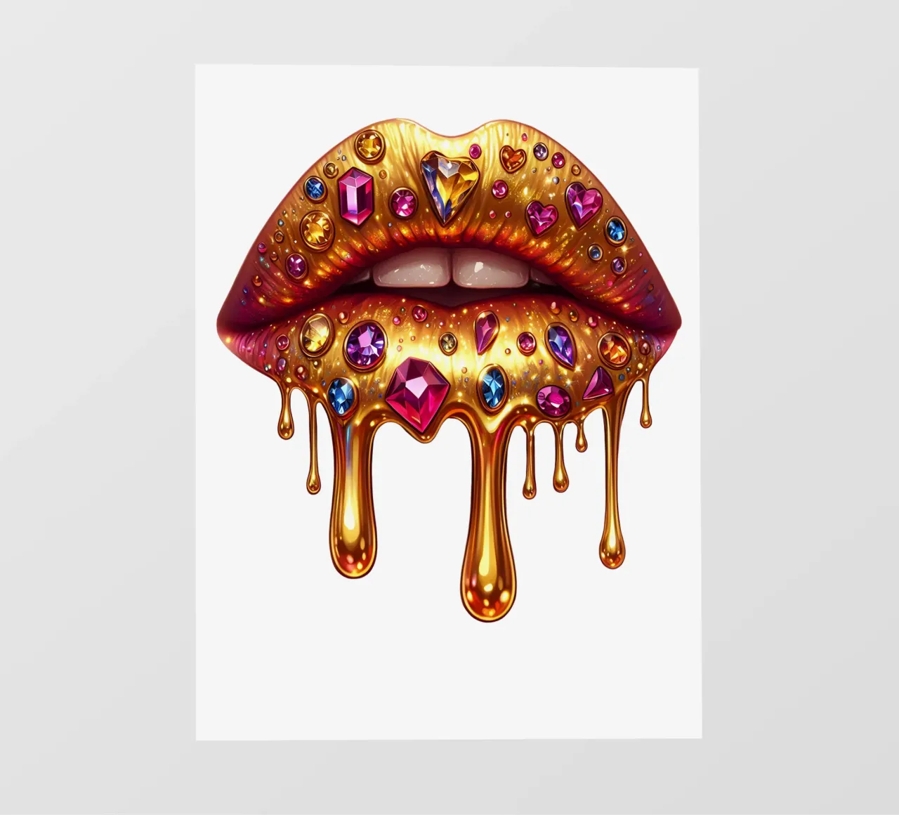 MODA LIPS pellicola backlit da ARTOMATIC