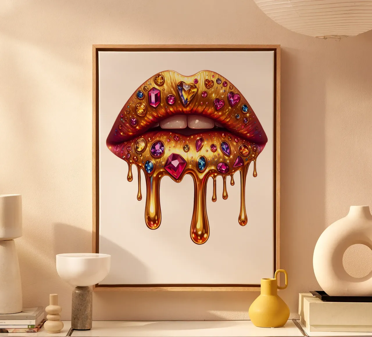 MODA LIPS tela da ARTOMATIC