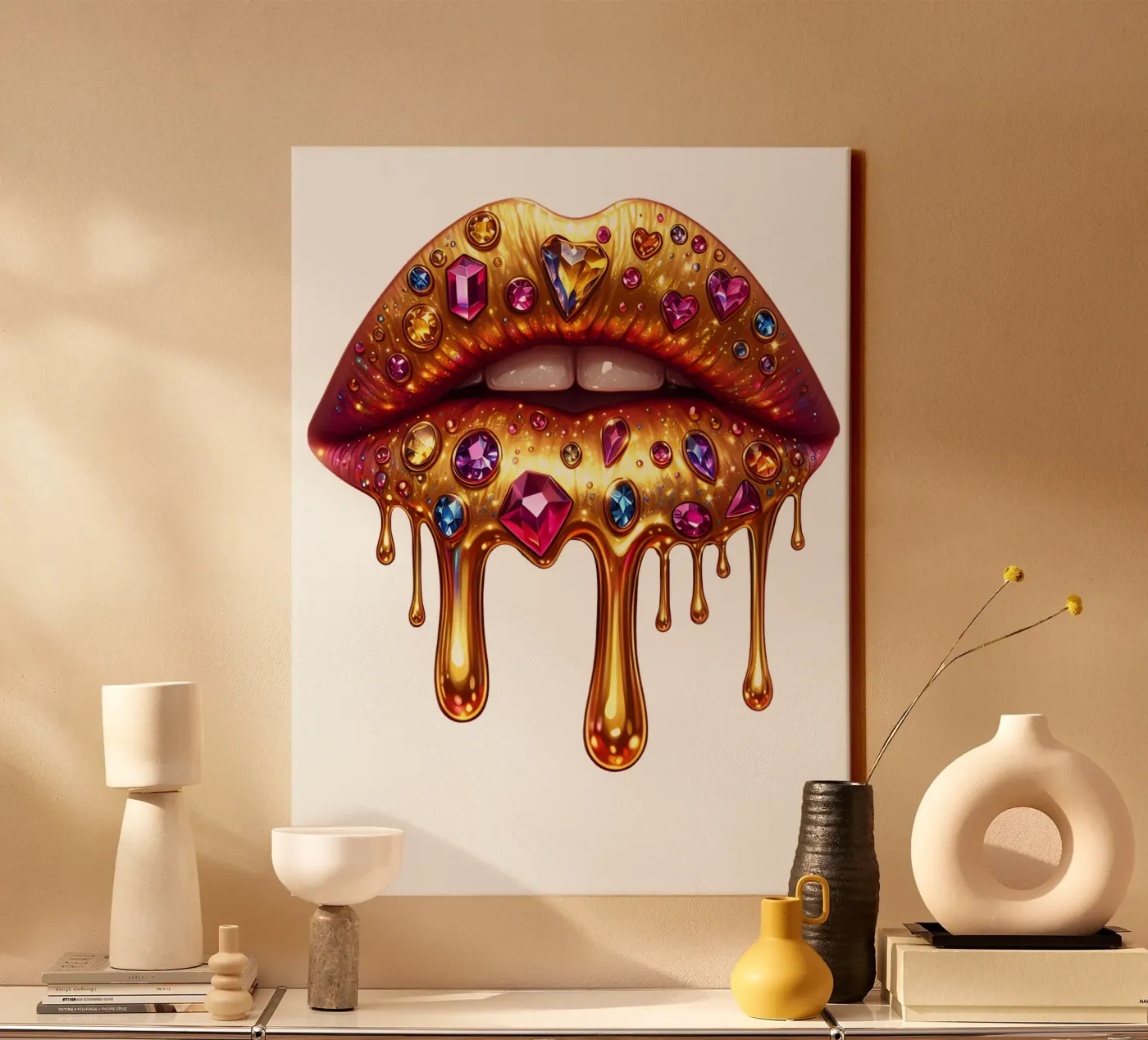 FASHION LIPS tela da ARTOMATIC