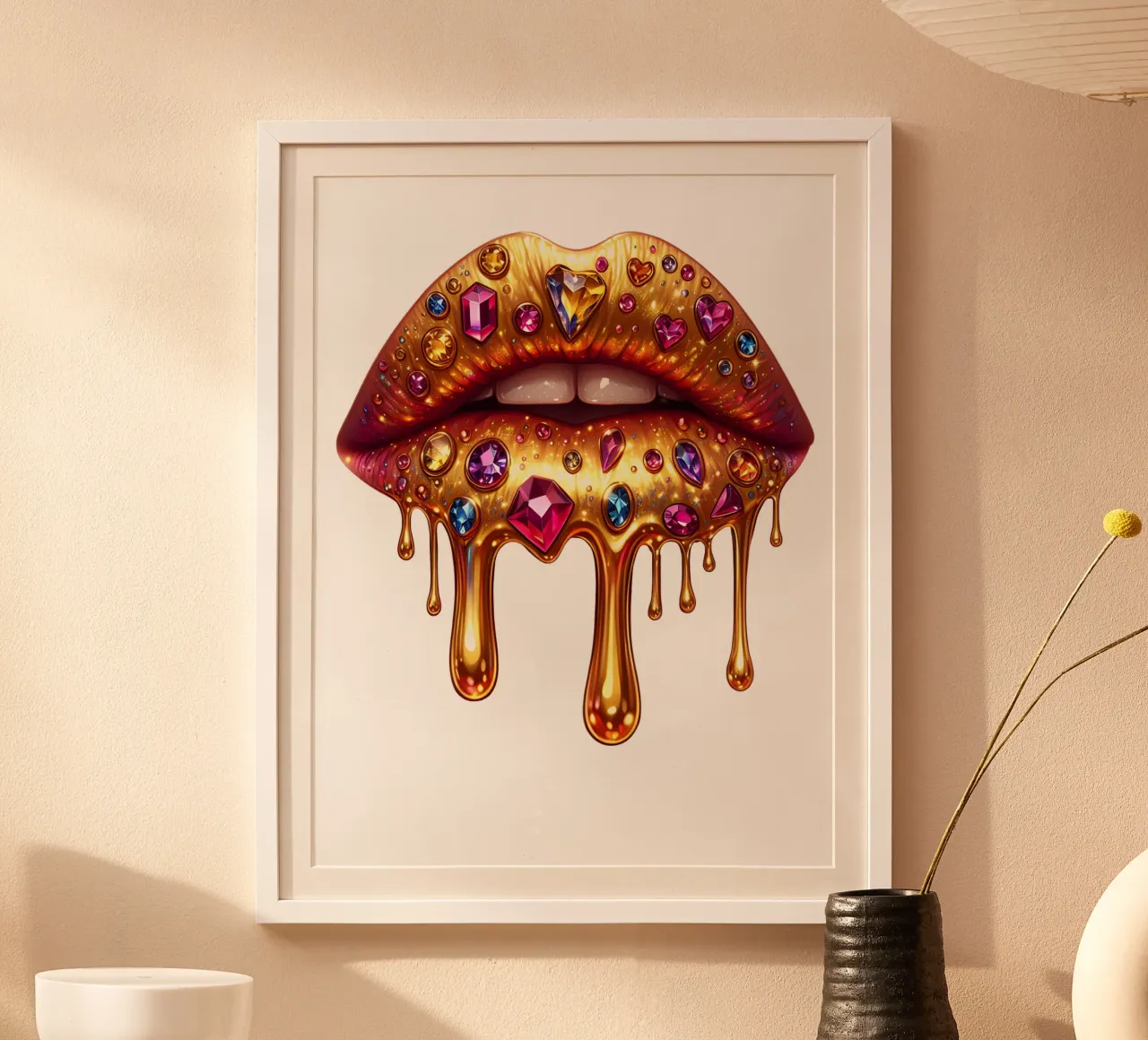 MODA LIPS poster da ARTOMATIC