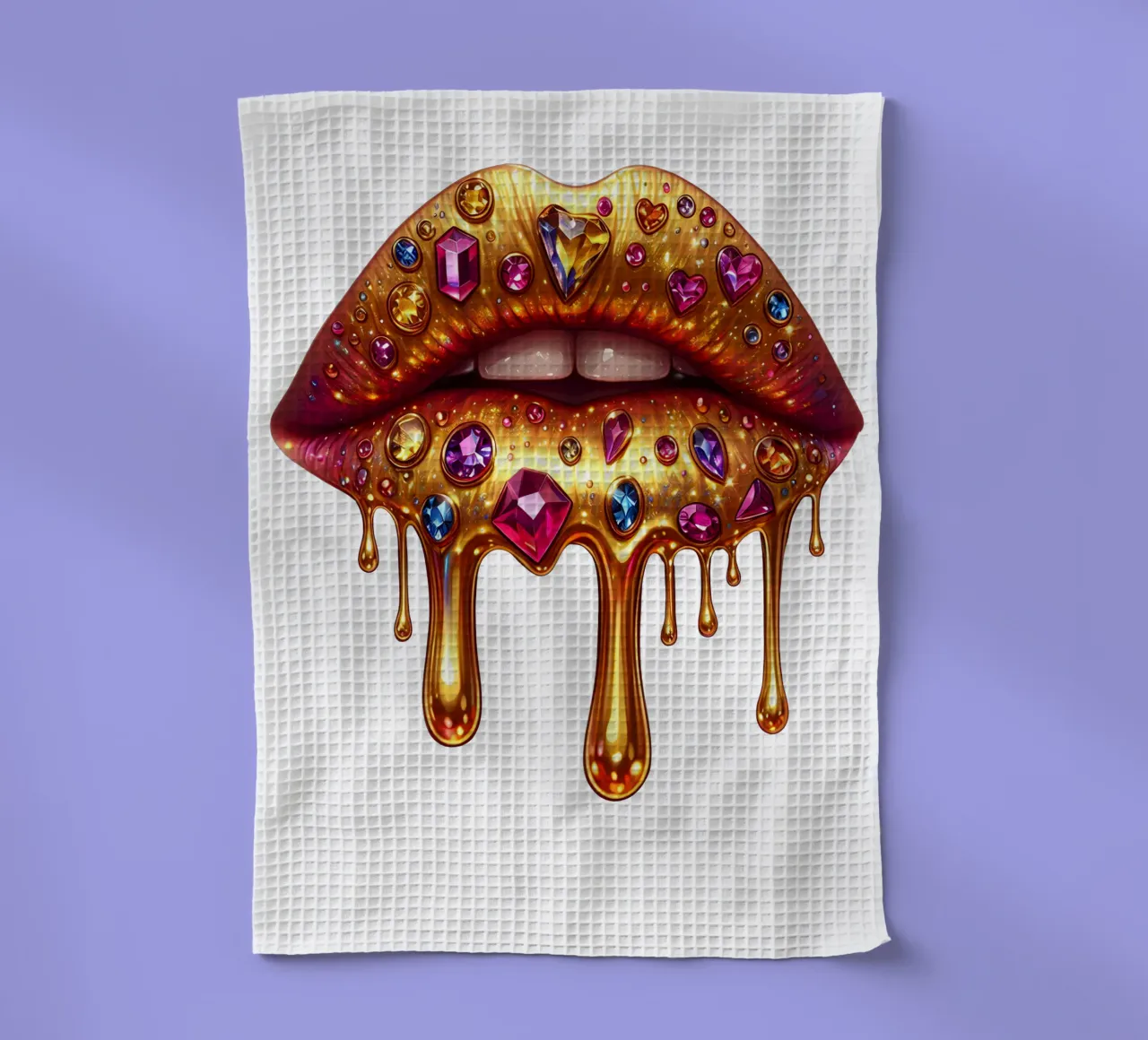 MODA LIPS canovaccio da cucina da ARTOMATIC