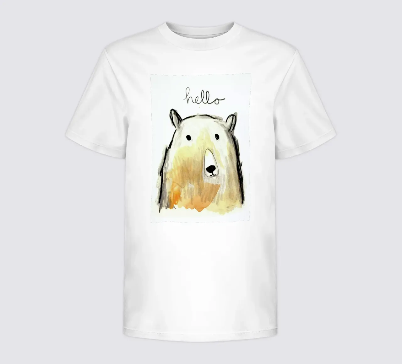 Hello Bear t-shirt bambini da Farina Kuklinski