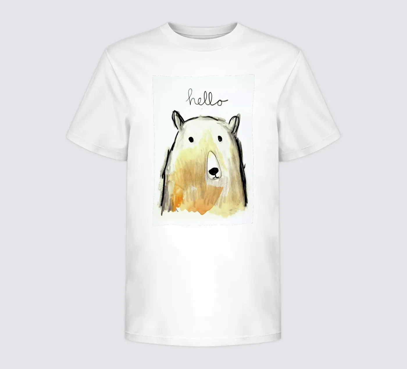 Hello Bear t-shirt bambini da Farina Kuklinski