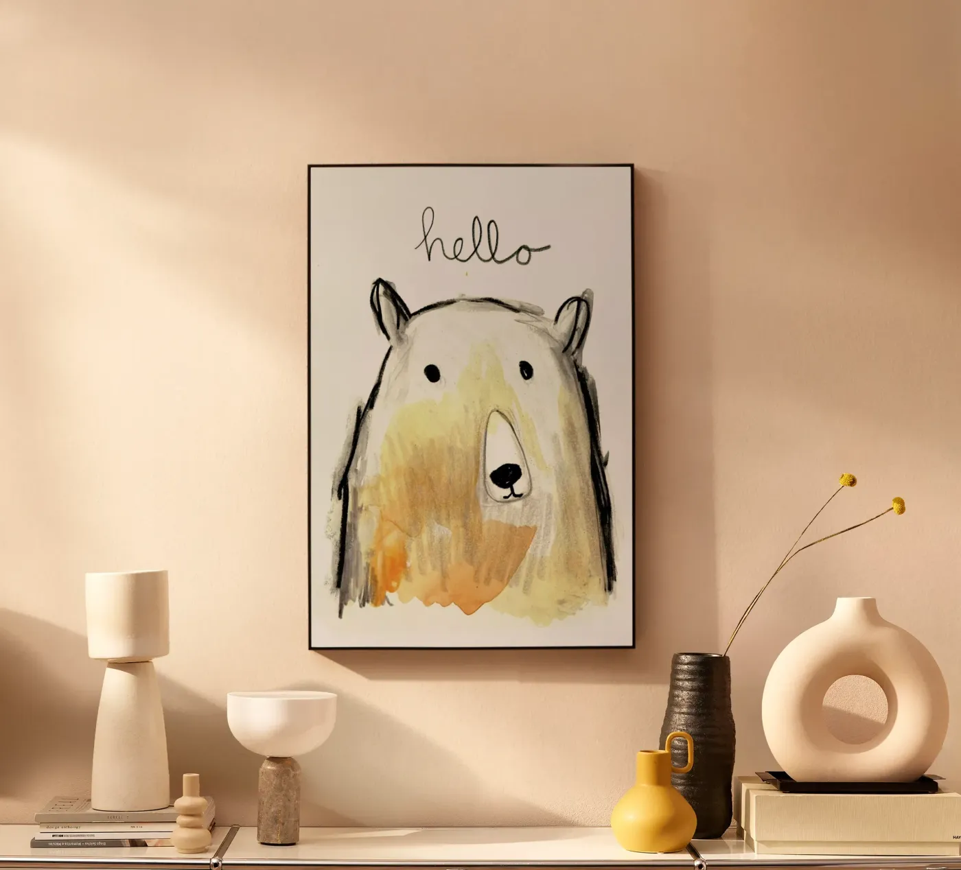 Hello Bear plexiglass da Farina Kuklinski