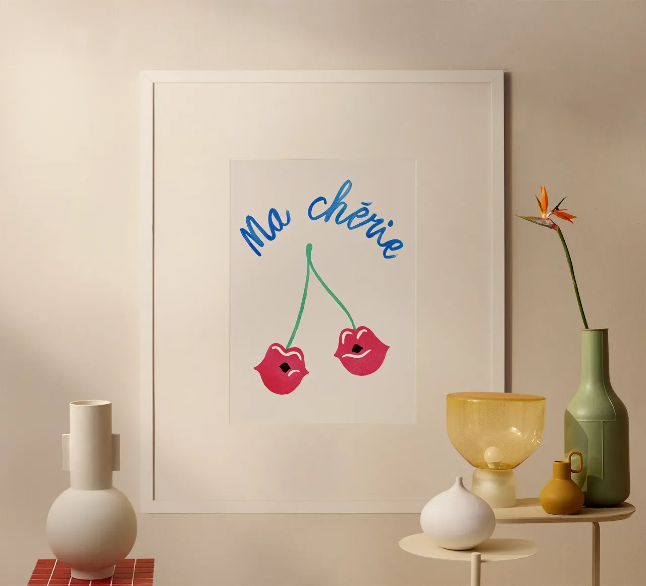 Il mio tesoro poster con telaio in plastica da CNTRL