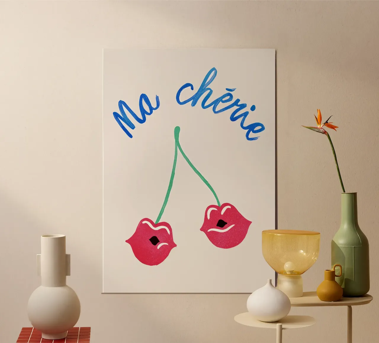 Il mio tesoro poster con telaio in plastica da CNTRL