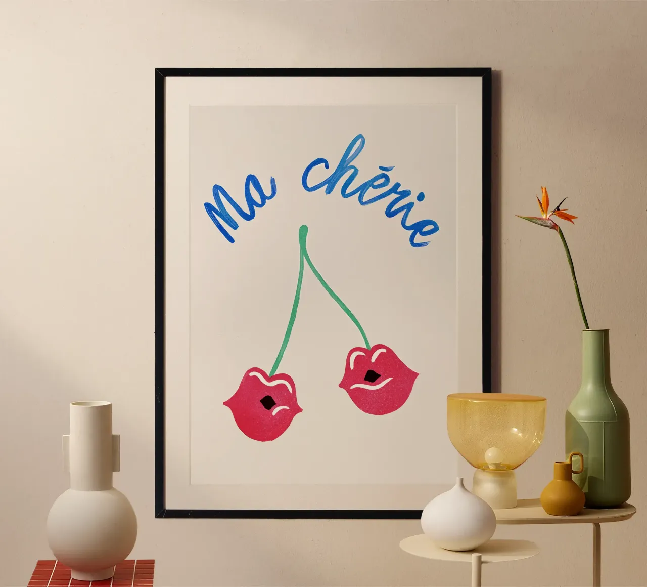 Il mio tesoro poster con telaio in plastica da CNTRL
