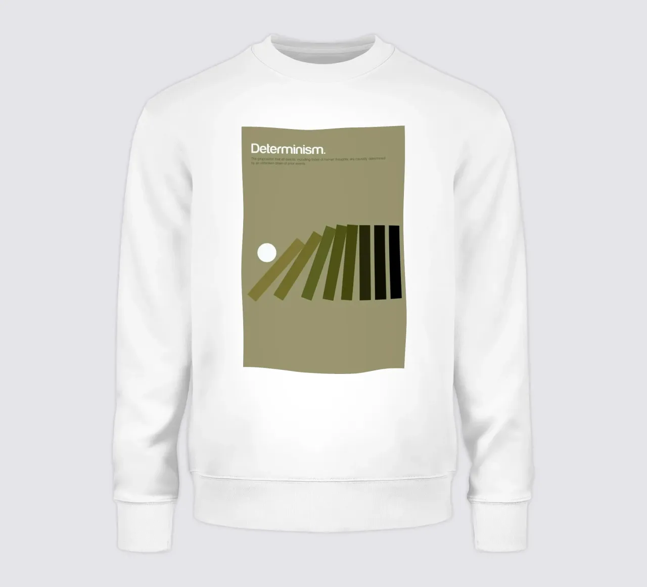 Determinism sweatshirt van Genís Carreras