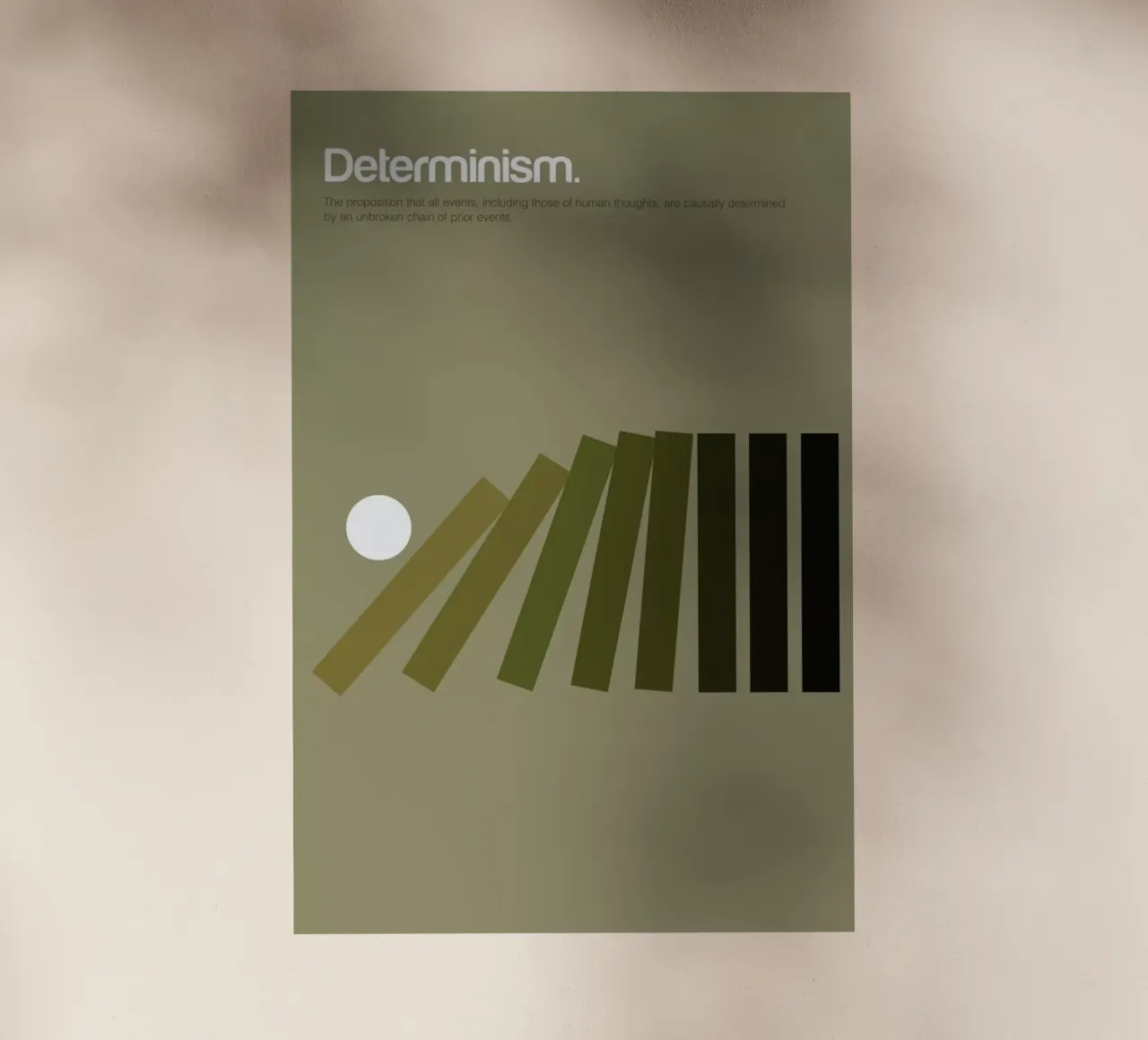 Determinism pellicola backlit da Genís Carreras